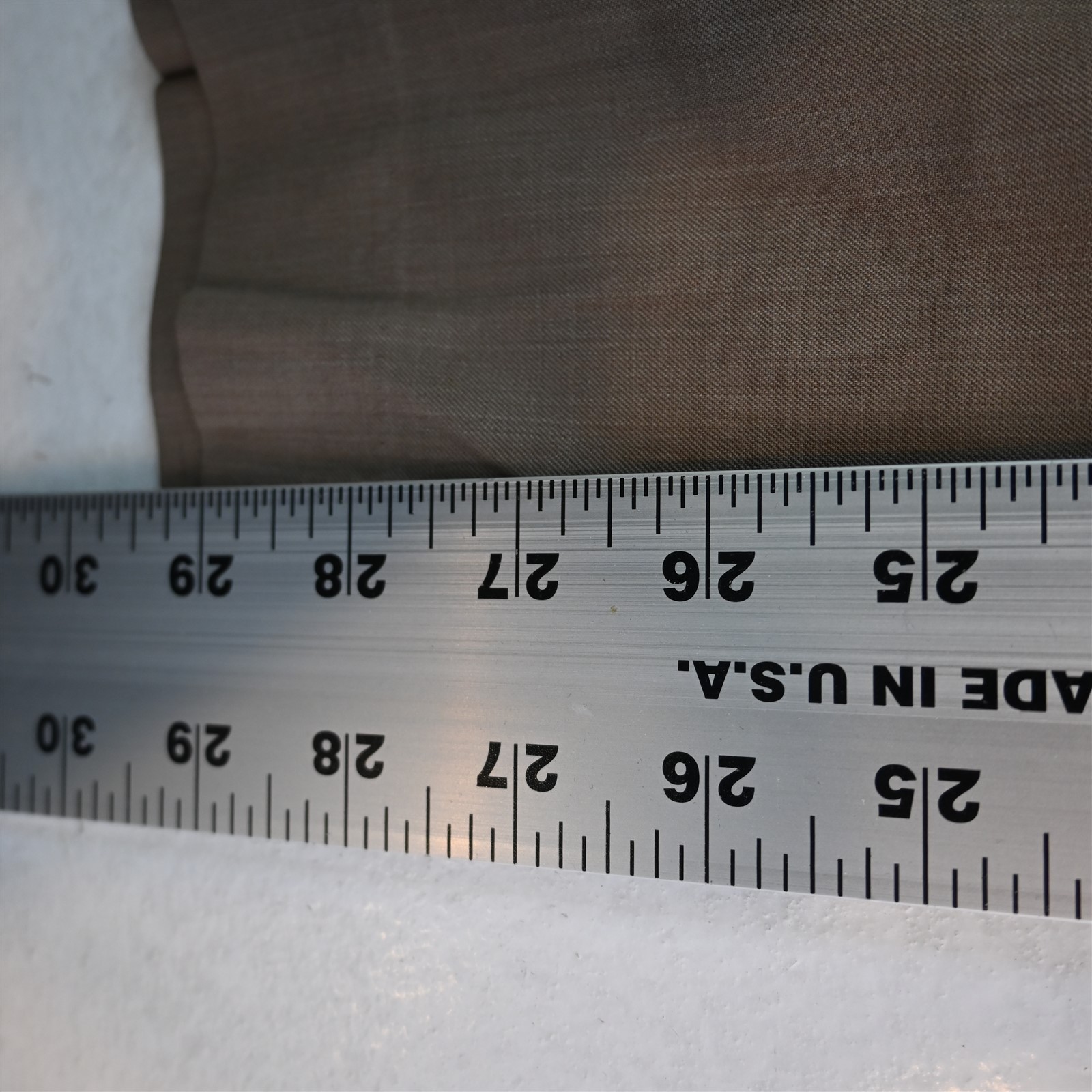 Jos A Bank 36×30 Tan Brown 100% Wool Tailored Fit Traveler Dress Mens Pants