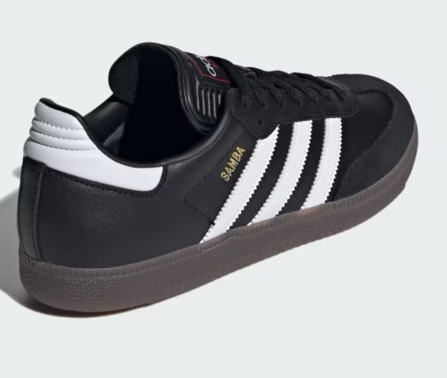 Size 13.5 Men’s adidas Samba Indoor Soccer Shoes Black White Women’s Size 14.5