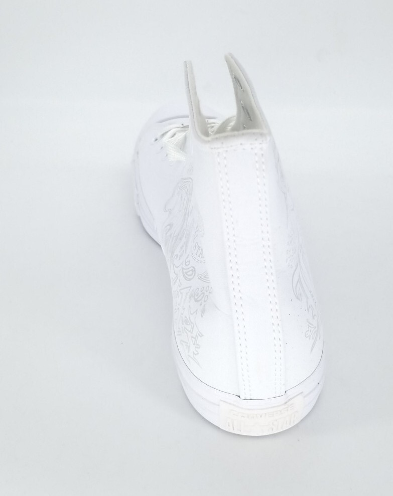 3073 Converse Unisex CTAS Hi Special Unique White Size 10.5 Mens 12.5 Womens US