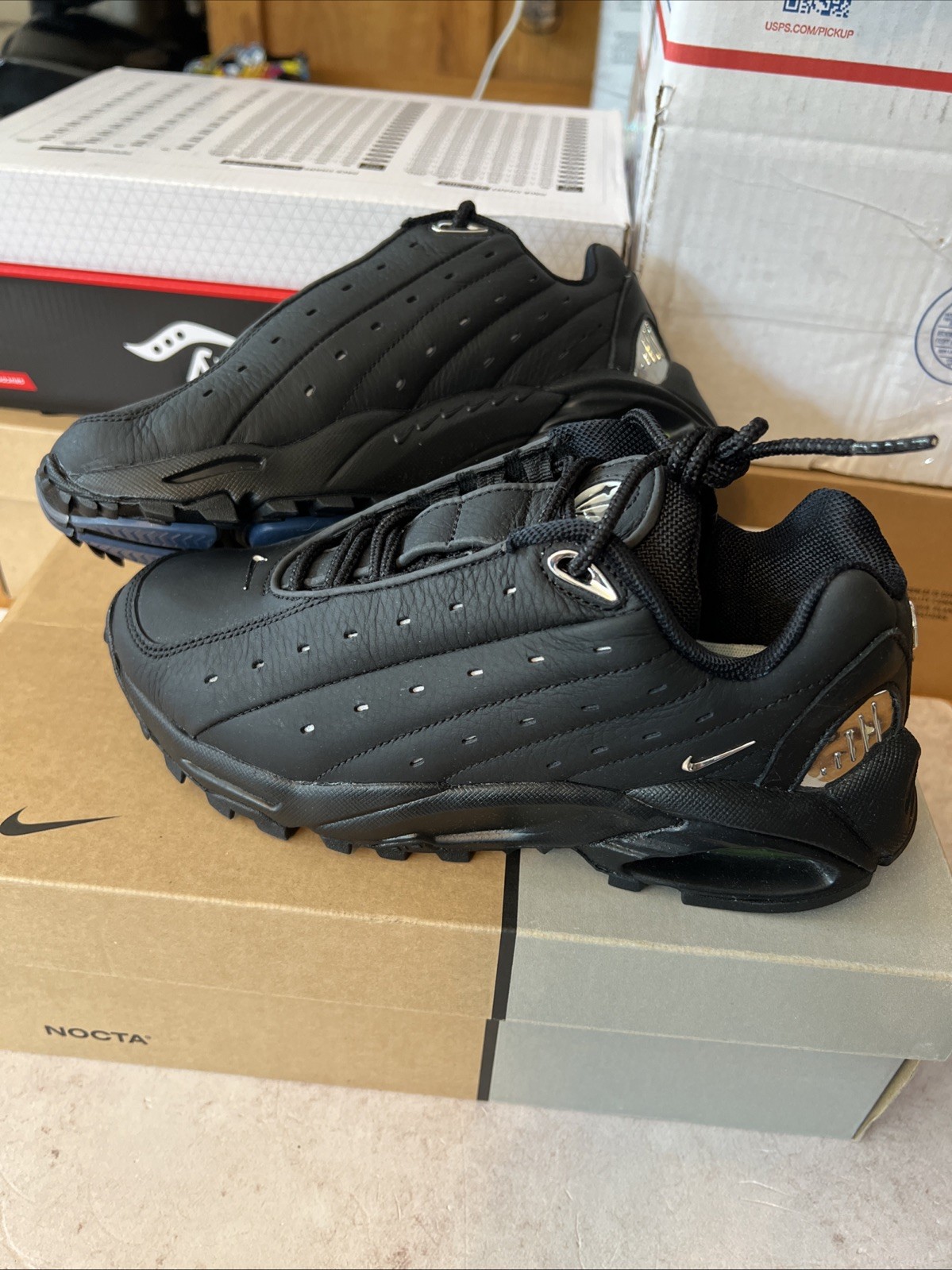 New Size 6M/7.5W Nike Air Terra Hot Step x NOCTA Drake Black/Chrome