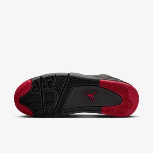 Nike Men’s Air Jordan 4 RM Bred Retro Black Red Sneakers FQ7939-060