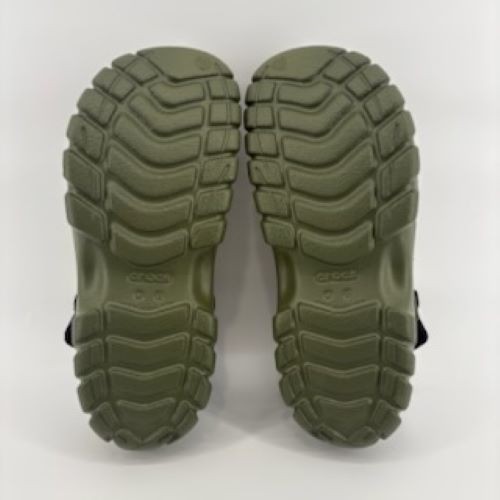 Crocs Men’s Offroad Sport Clogs Slip-on Sandals – US Size 13 | Army Green / Navy