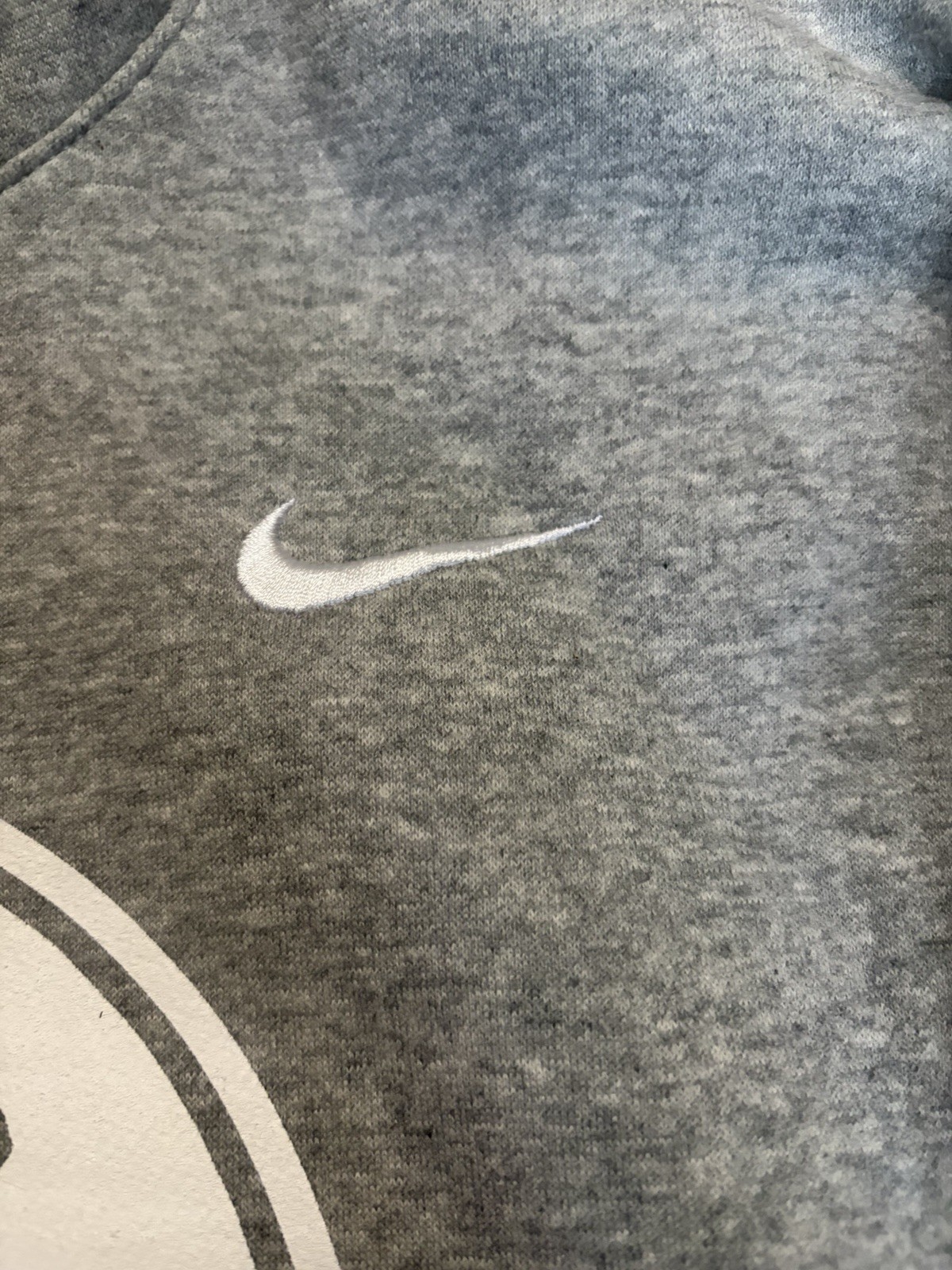 Nike Training Men’s M Gray Fleece Pullover Hoodie Lincoln Park Basketball
