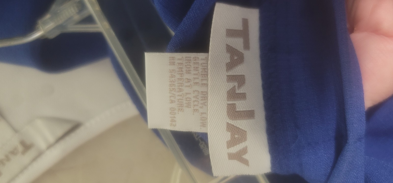 Tanjay Blue And White Skirt Suit