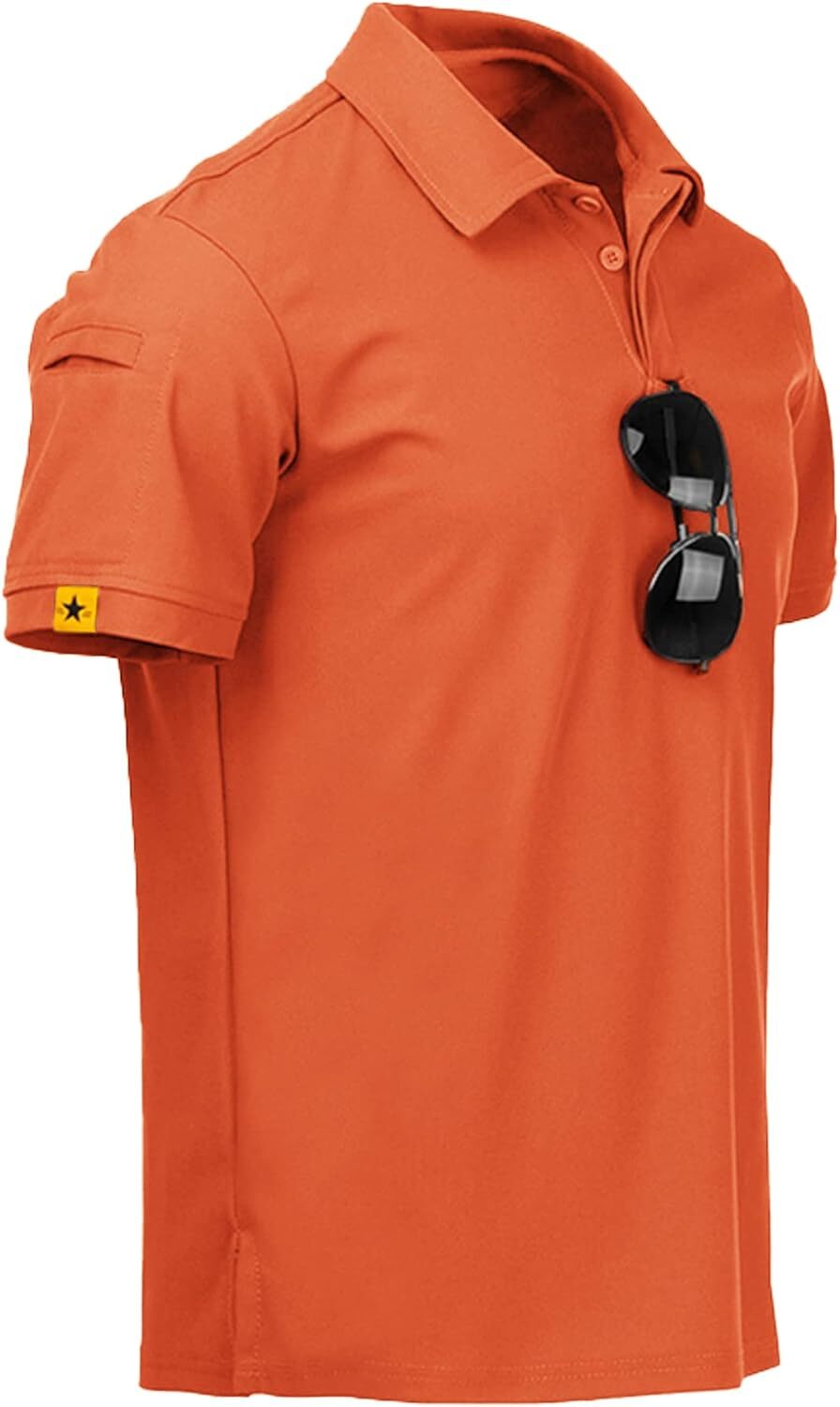 Performance Short Sleeve Polo Shirt for Men Athletic Golf Casual Lightweight