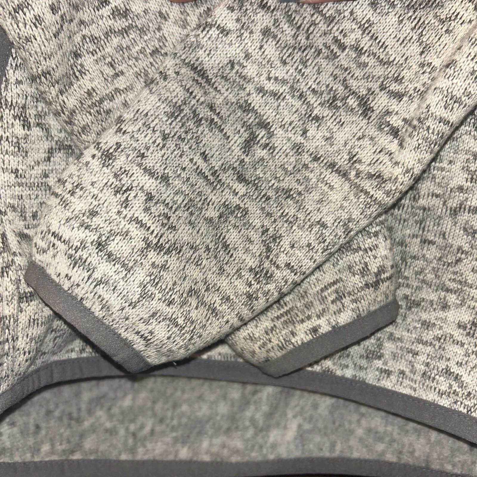 Kyodan Freedom Trail Outdoor Gray 1/2 Zip Fleece Pullover Women Small Hike Heavy