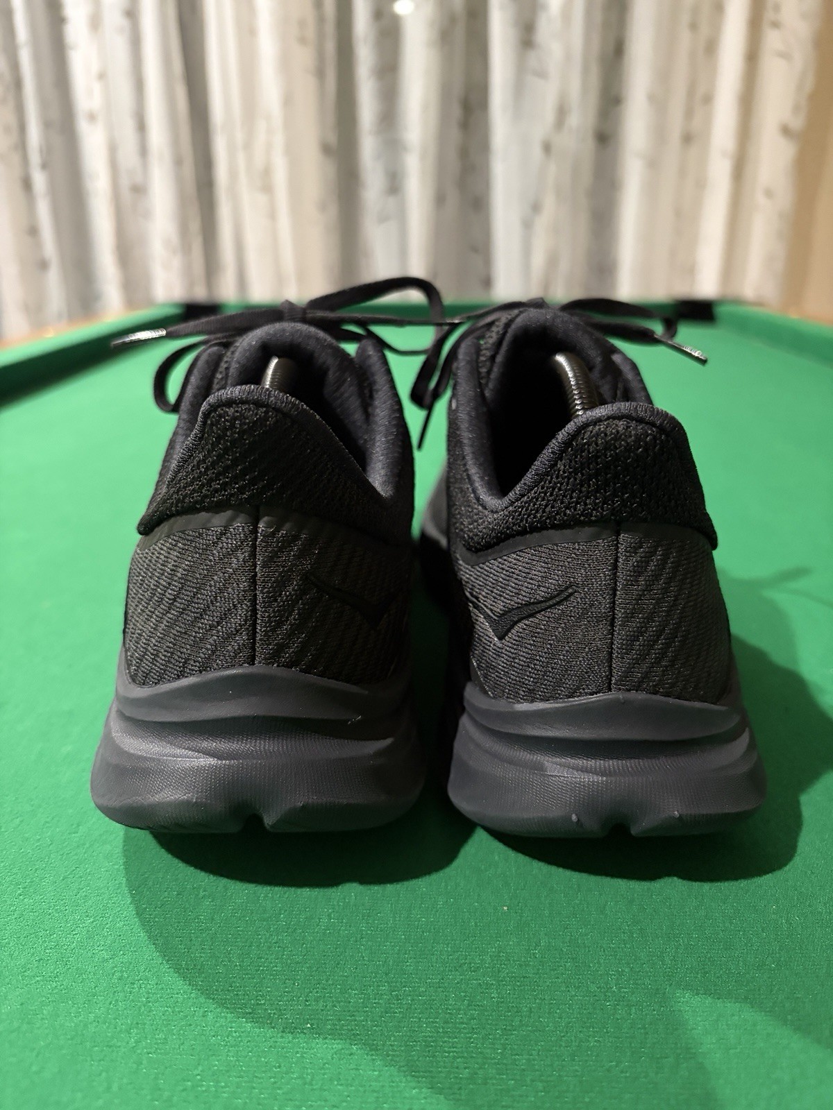 Hoka One One Solimar Men Size 11D Triple Black Running Shoe Sneaker 1123074 BBLC