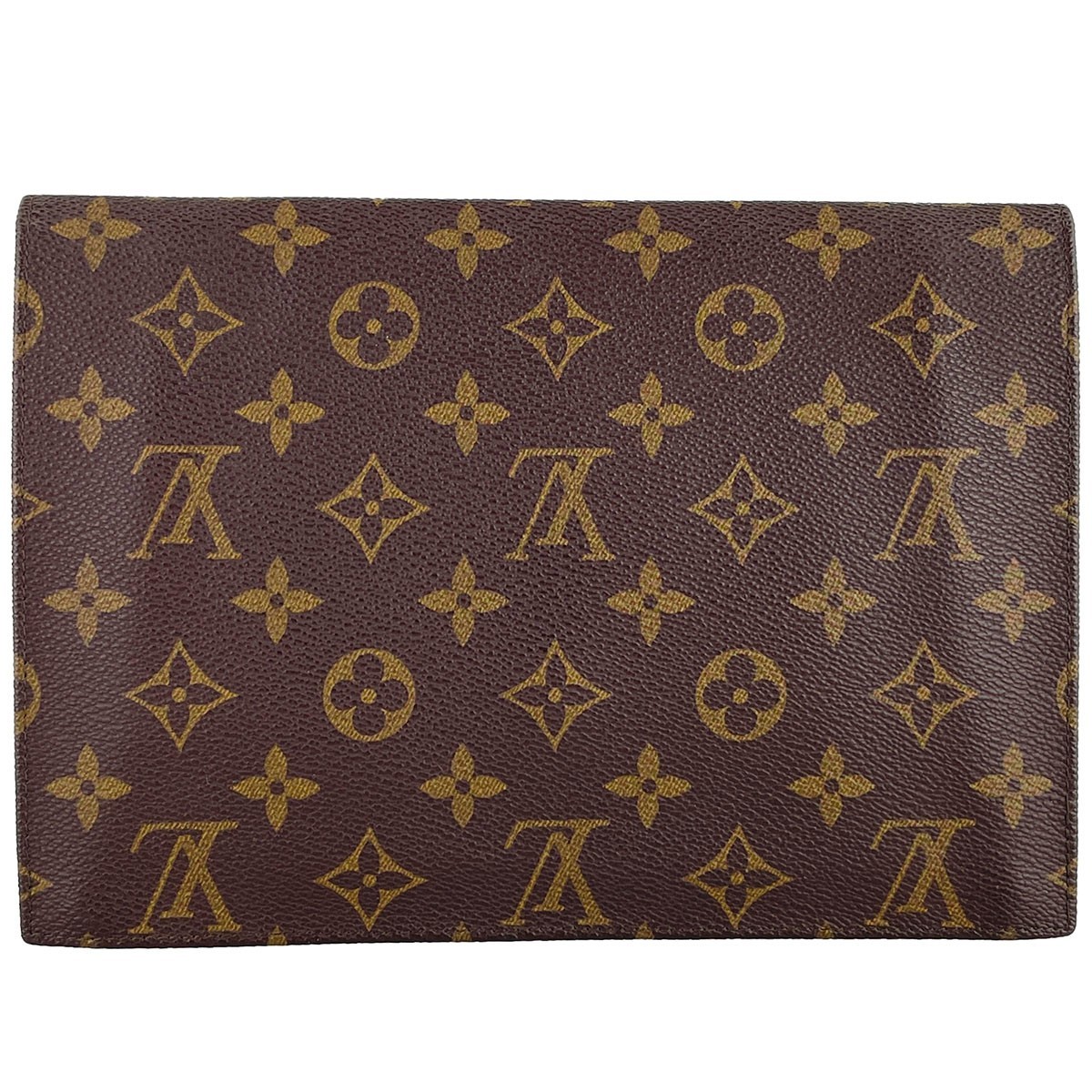 Louis Vuitton Monogram Pochette Rabat 23 Leather Brown Clutch bag 4724