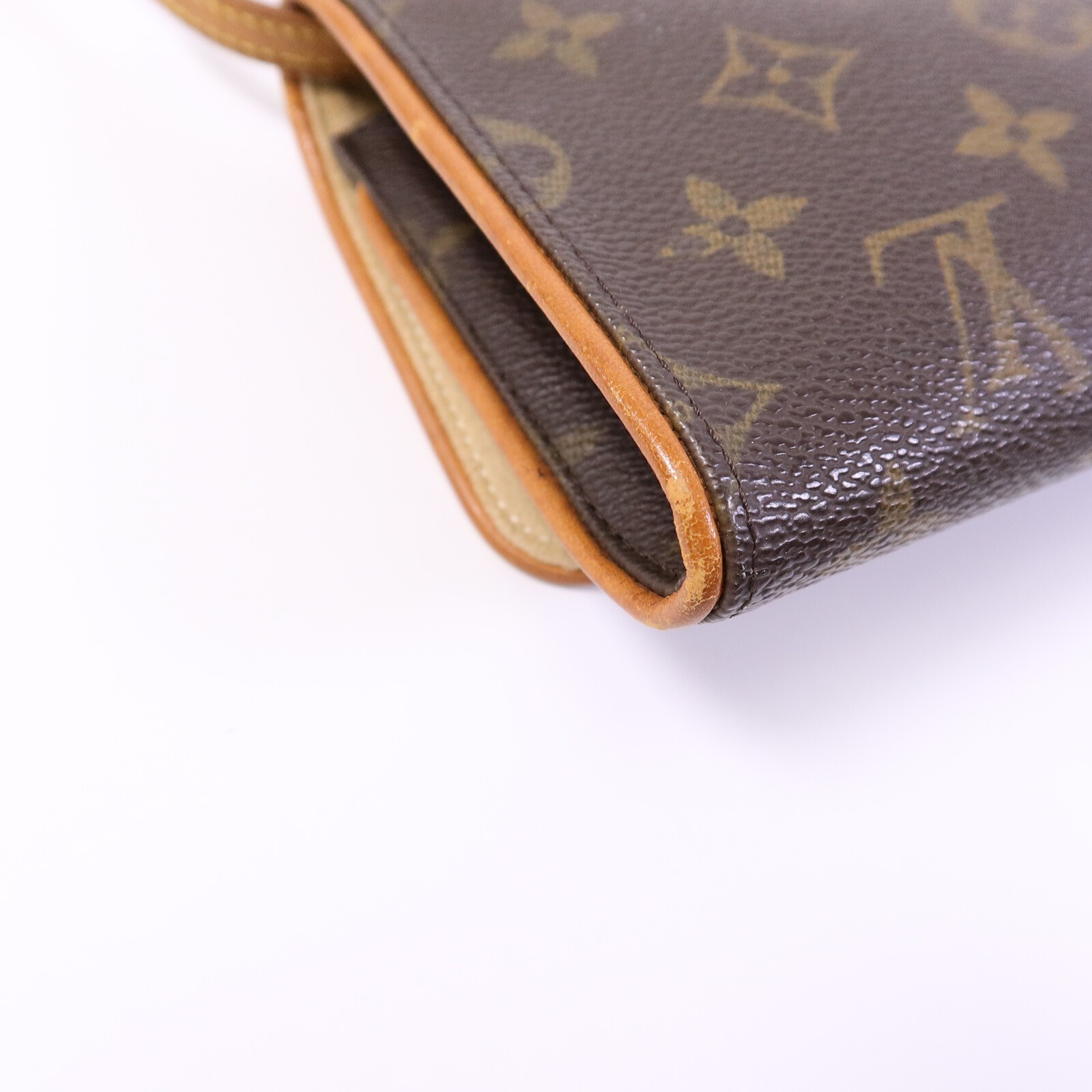 LOUIS VUITTON LV GHW Pochette Twin GM Shoulder Bag M51852 Monogram Brown