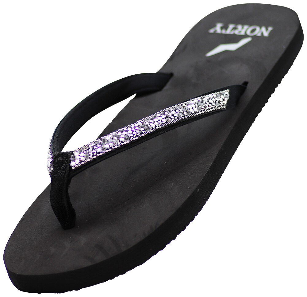 Norty Women’s Casual, Beach, Pool, Everyday Flip Flop Thong Sandal
