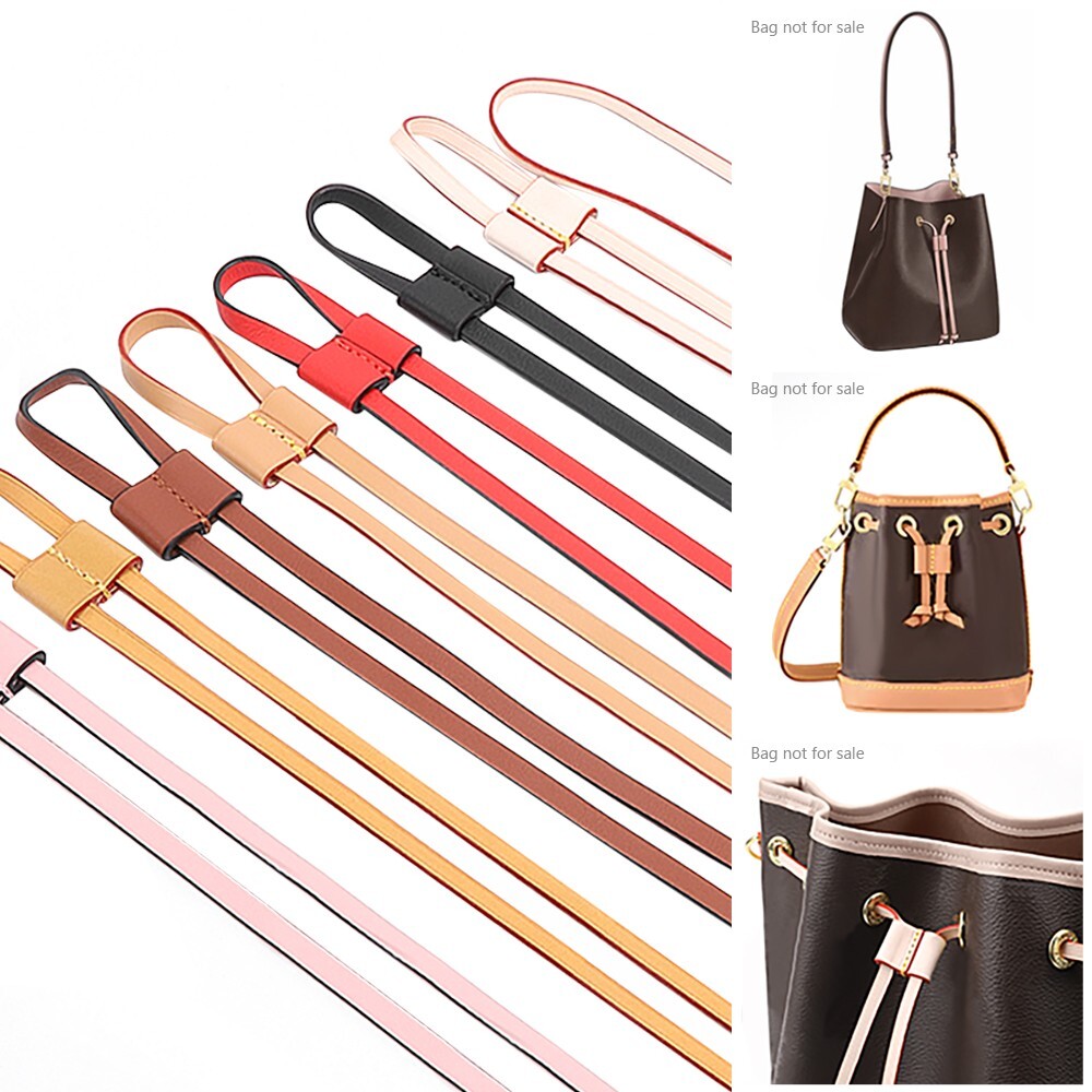 WUTA Bag Straps Drawstring for LV Noe BB nano Petit Bucket Bags Shoulder Genuine