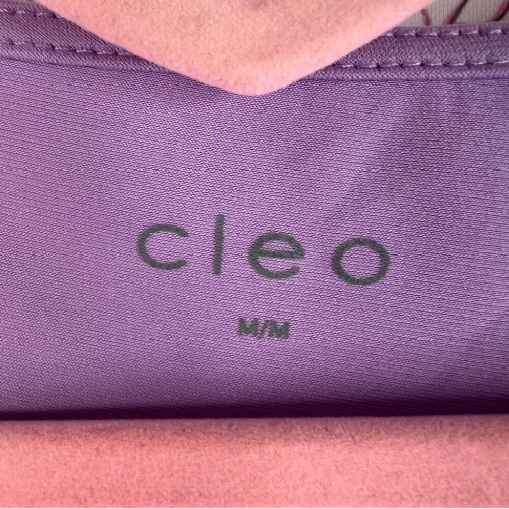 Cleo tank top camisole purple light Lavender Tank Top swoop neckline luxe