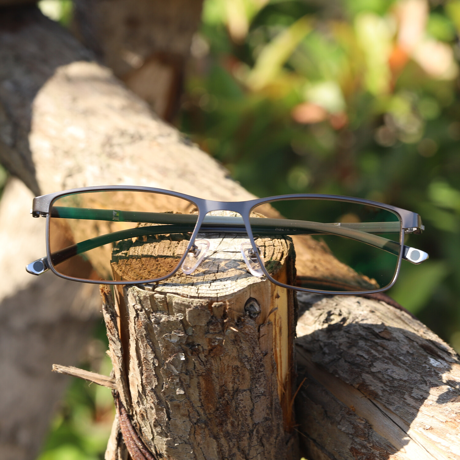 Men’s Full Rim Reading Glasses Photochromic Brown Single Vision Sunglass Reader