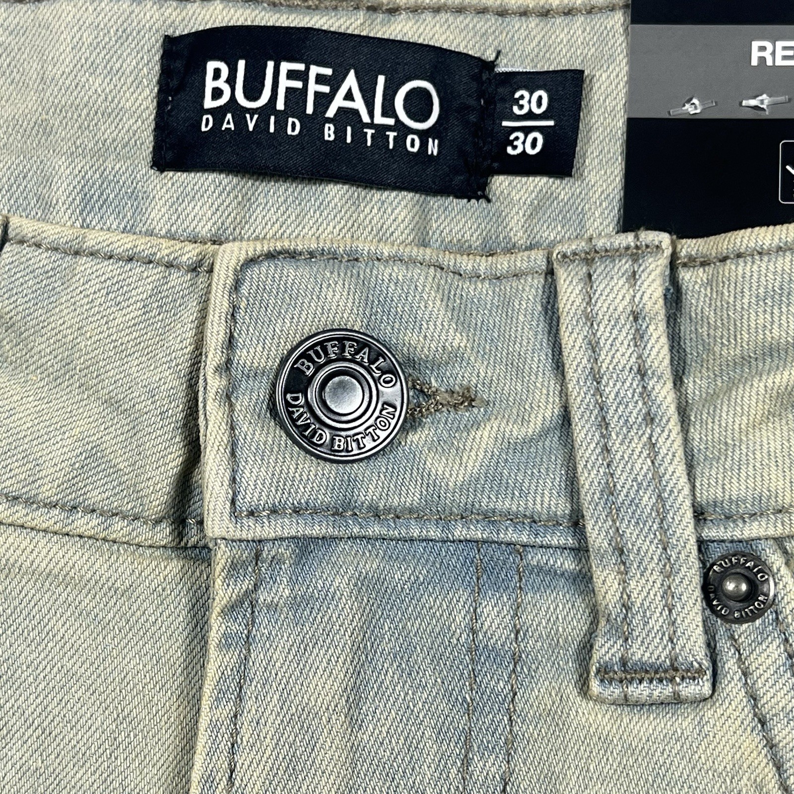 Buffalo David Bitton Driven Jeans Men’s 30×30 Relaxed Straight Dirty Blasted NWT