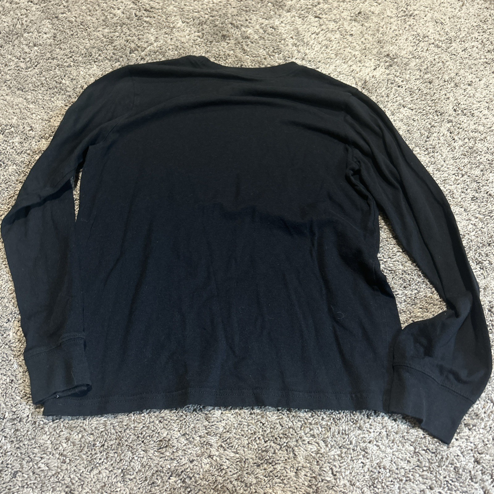 Adidas Boys Long Sleeve Shirt Size M Regular Fit Black White