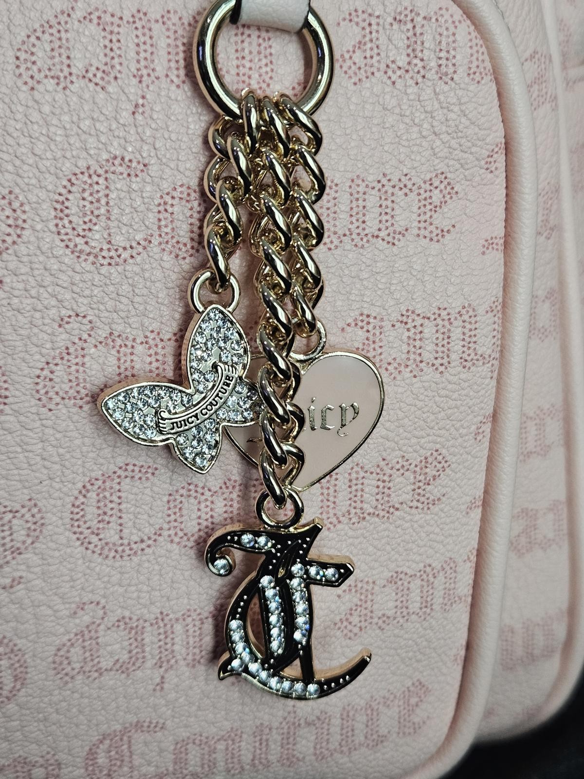 Juicy Couture Pink Good Vibes Mini Backpack NWT Y2K Style Coquette Aesthetic
