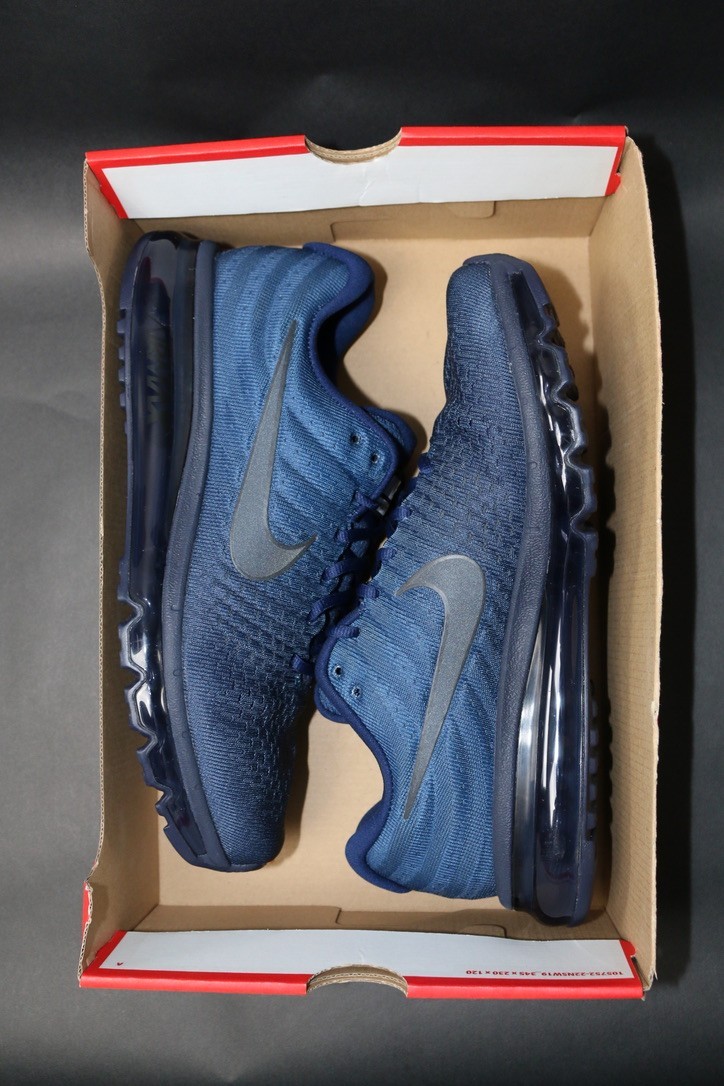 Nike Air Max 2017 Binary Blue Black Obsidian Sneakers 849559-405 Mens 9,10.5,11