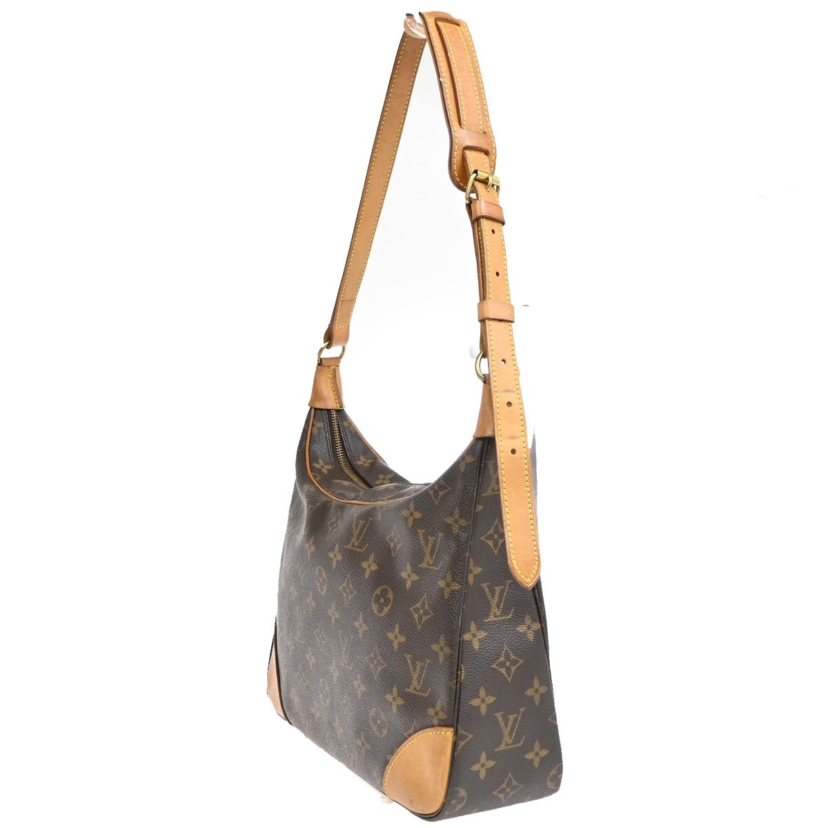 LOUIS VUITTON Boulogne 30 Shoulder Bag Monogram Leather Brown M51265 73PA220