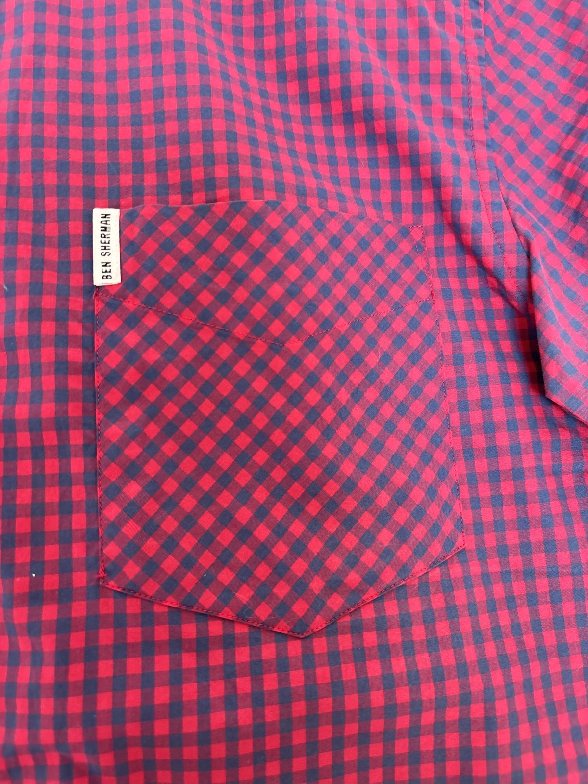 2 Ben Sherman Men’s Short Sleeve Shirts, M