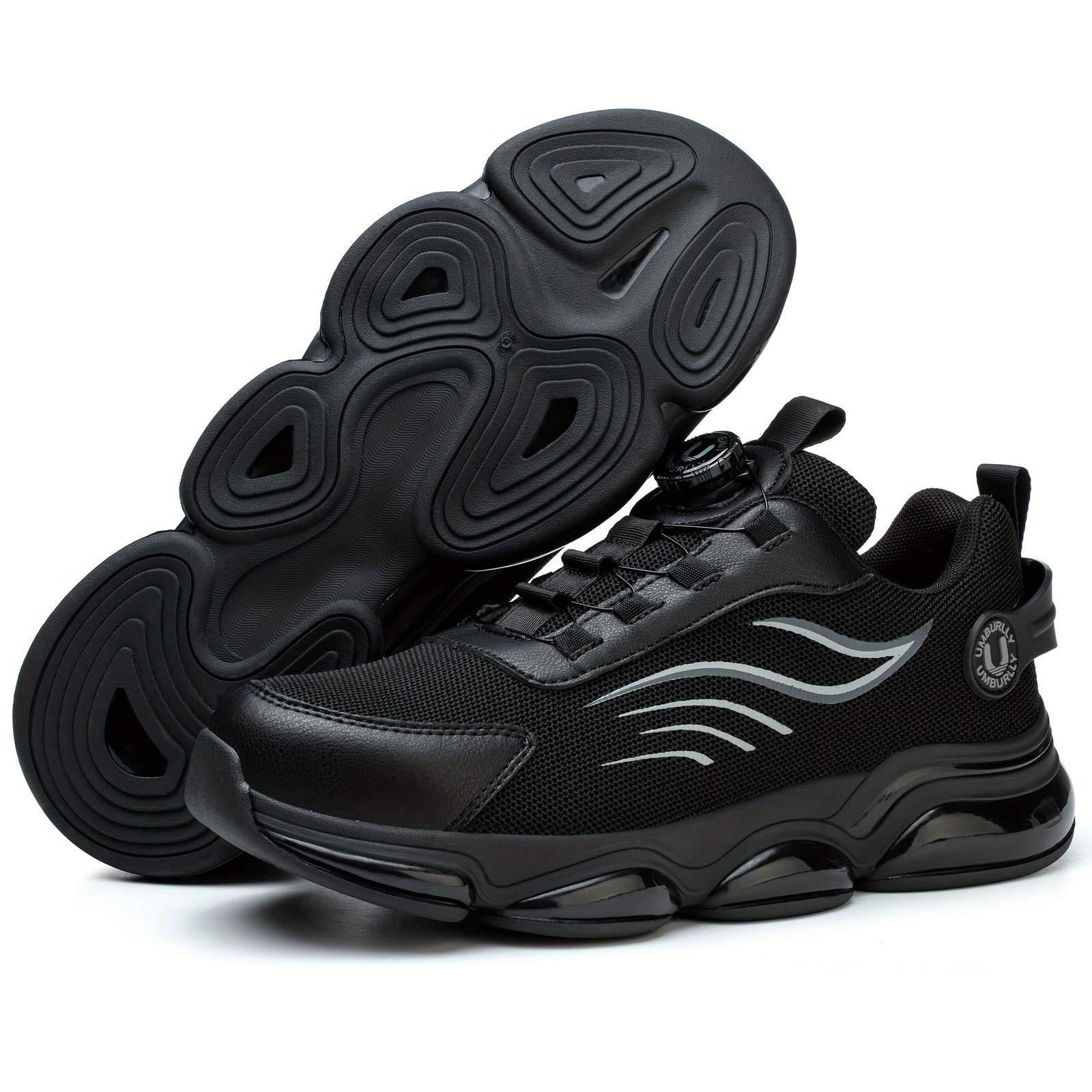 Work Safety Steel Toe Shoes Men Tennis Lightweight Sneakers Slip Indestructible
