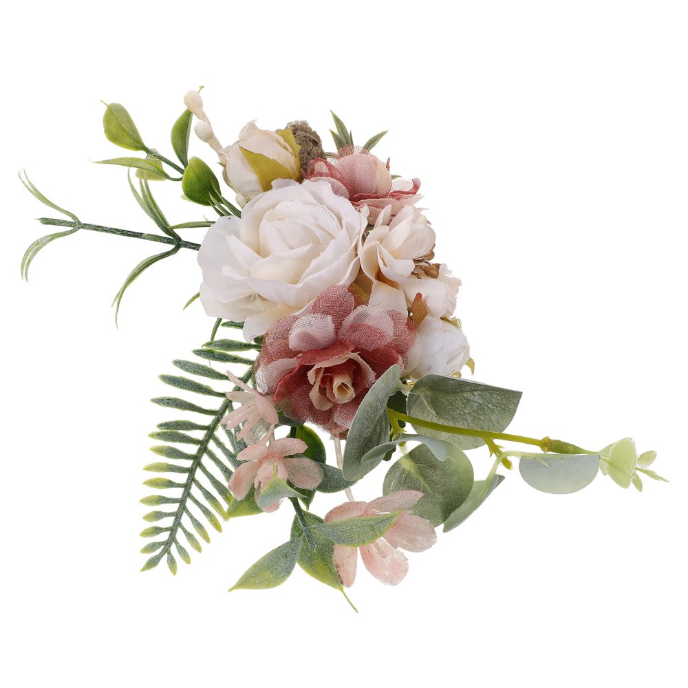 Decorative Wedding Hair Accessories White Bridal Hair Side Comb for Women