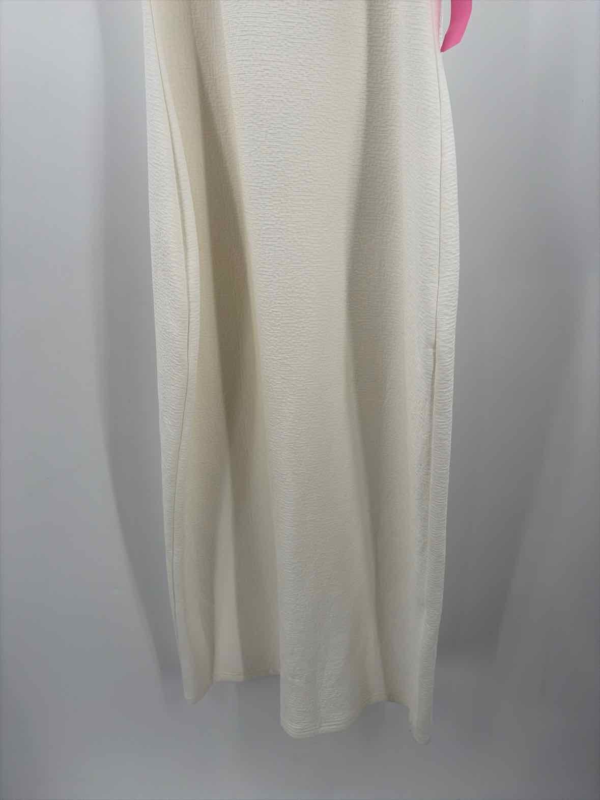 Pre-Owned Source Unknown White Size S/M Maxi Sleeveless Dress
