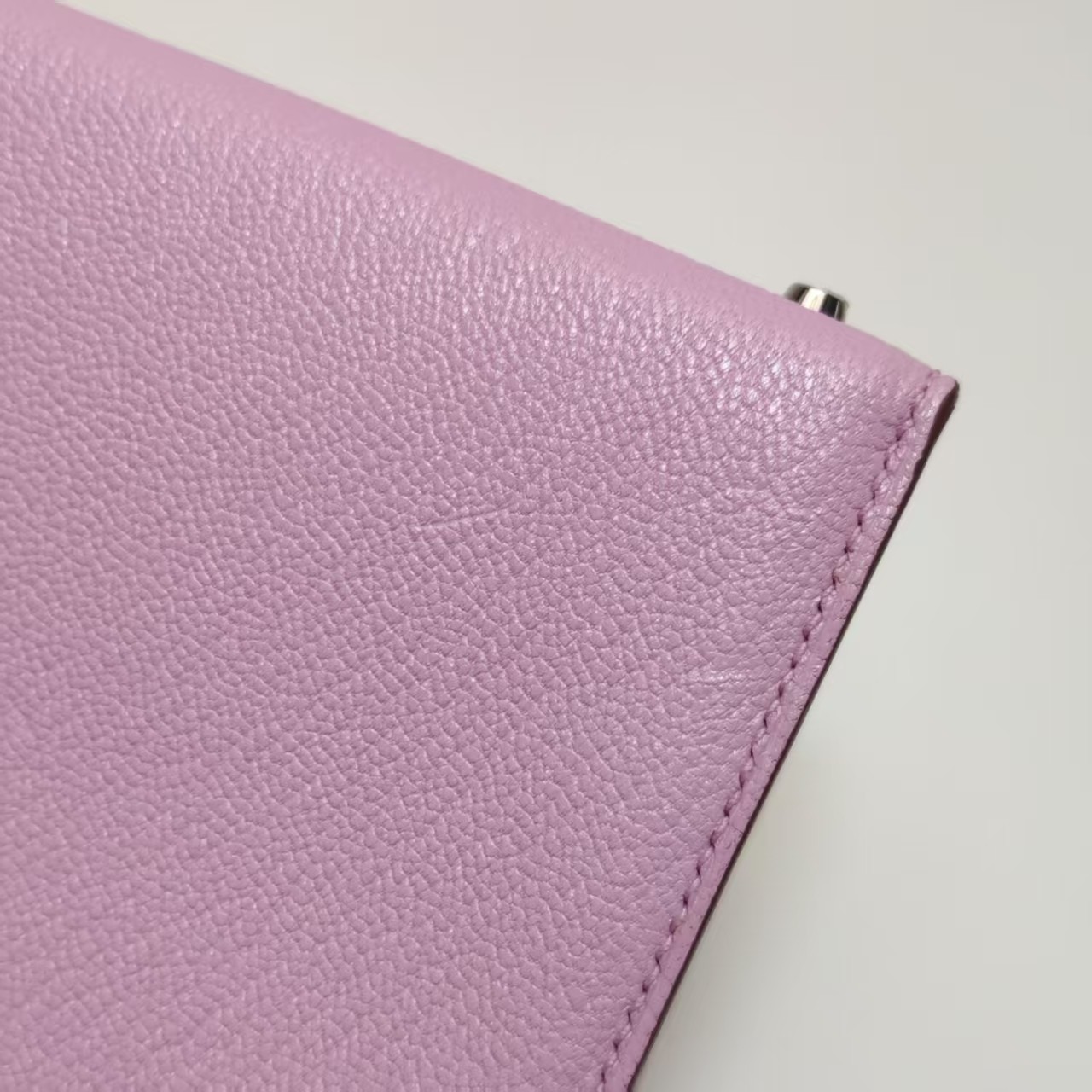 Hermes Verrou Mini 17 Chevre Mysore Mauve Sylvestre X9 Pink PHardware PHW Auth