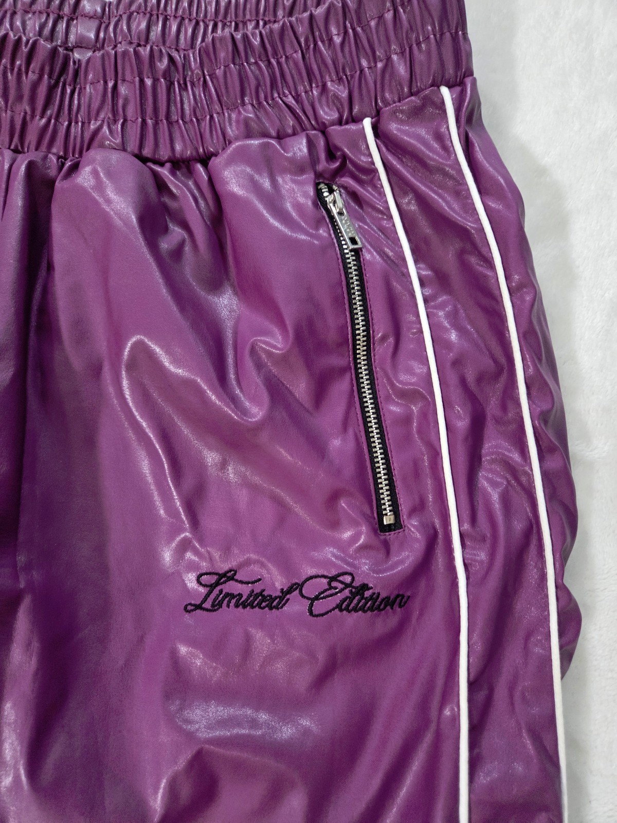 NWOT~ Boohooman Limited Edition 100% polyester purple pants