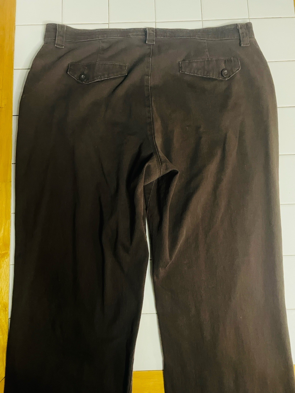 Lee Comfort Stretch Womens Jeans Brown Size 18 Short Measurements In Pictures