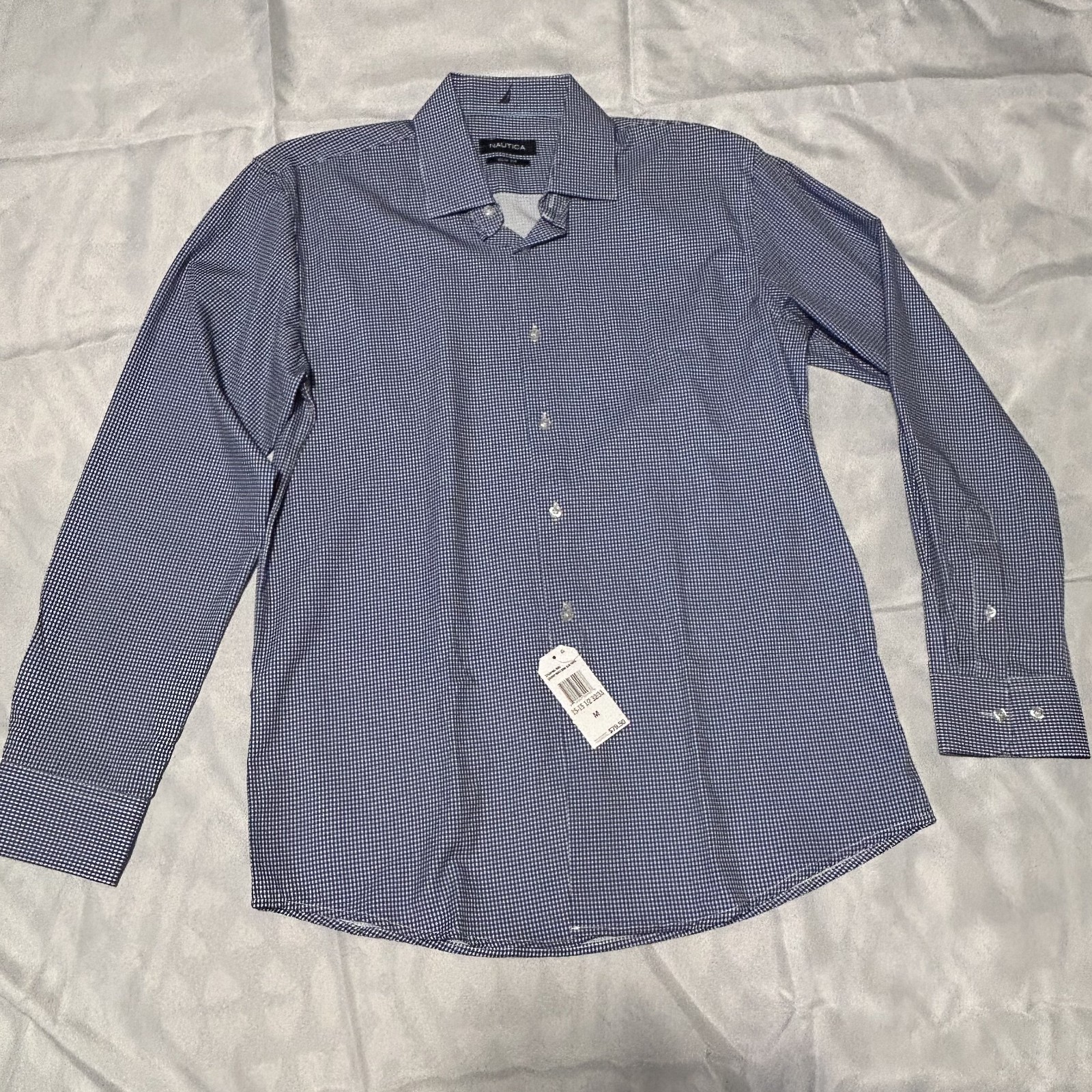 Mens Nautica Slim Fit Button Up Shirt NWT Medium