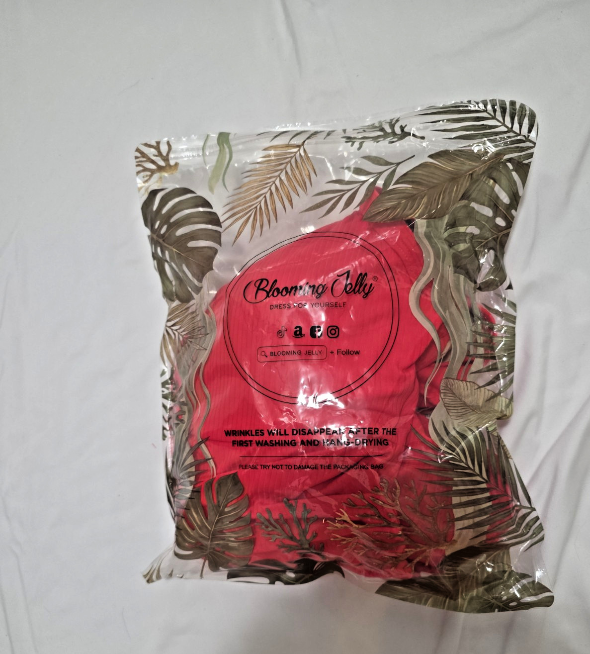 Red Blooming Jelly Swimsuit 2XL New with tags
