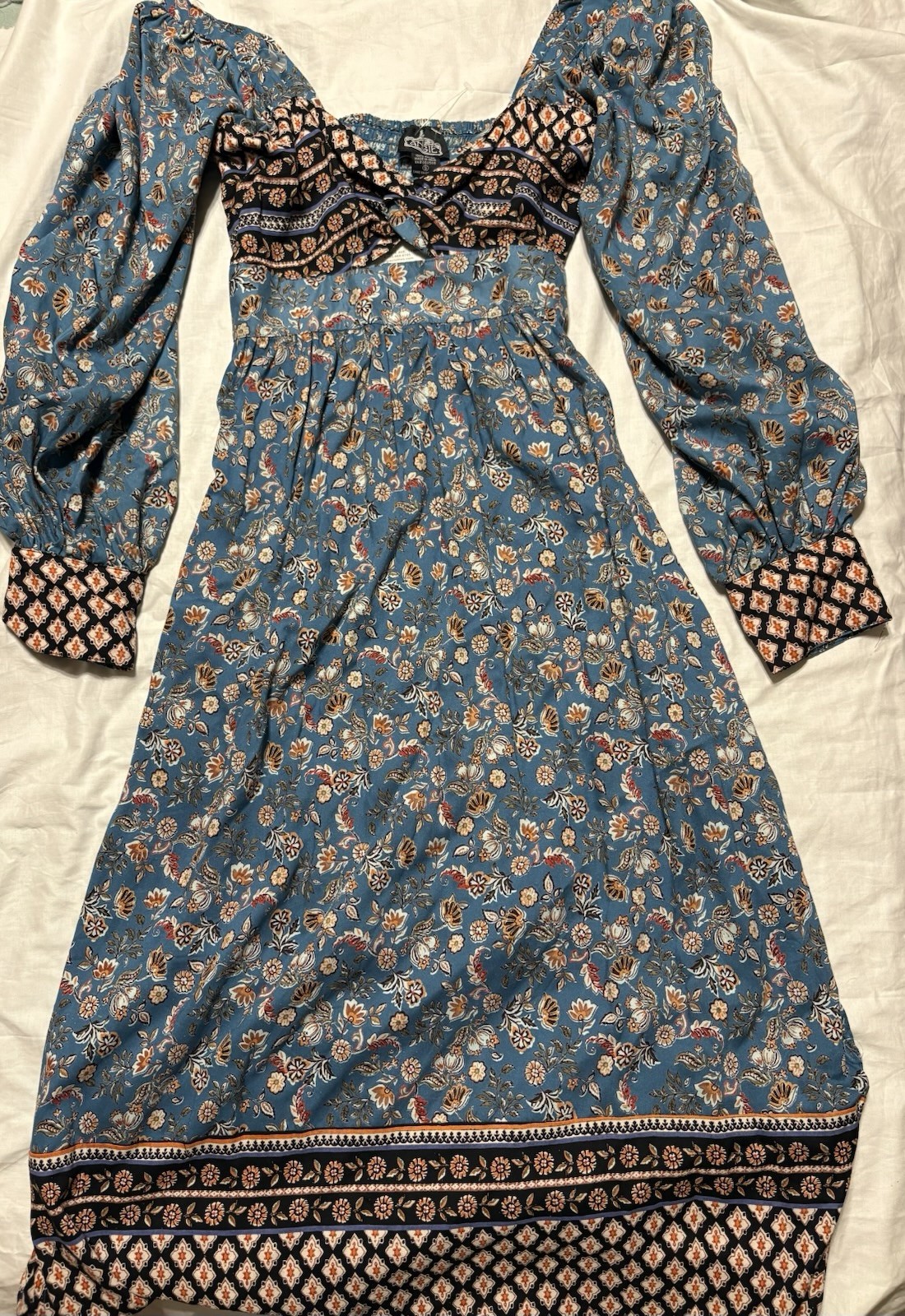 DEADSTOCK Vintage Y2K 2002 Angie Boho Maxi Dress