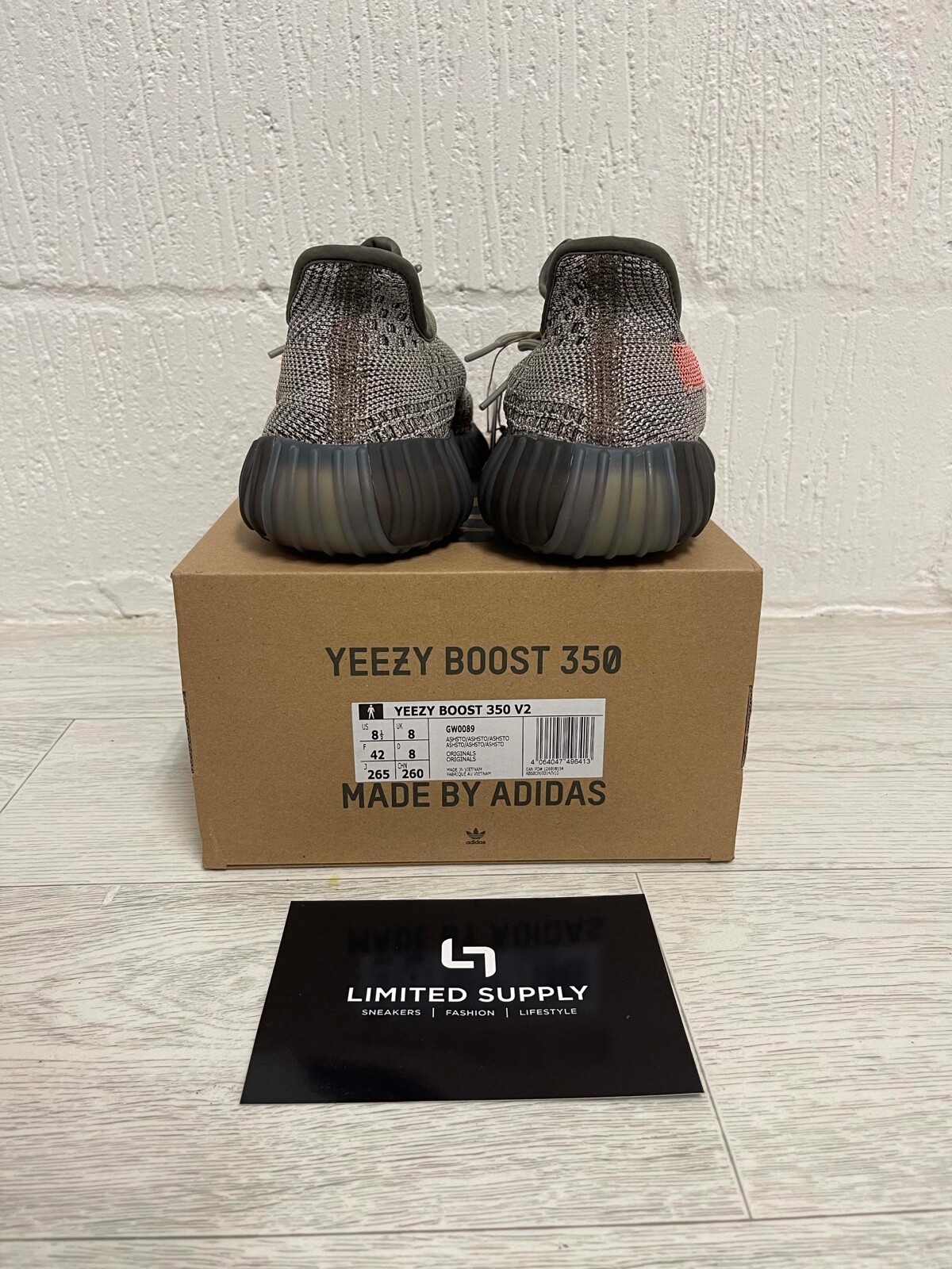 Adidas Yeezy 350 Boost Ash Stone GW0089 8 UK 8.5 US GID bred 700