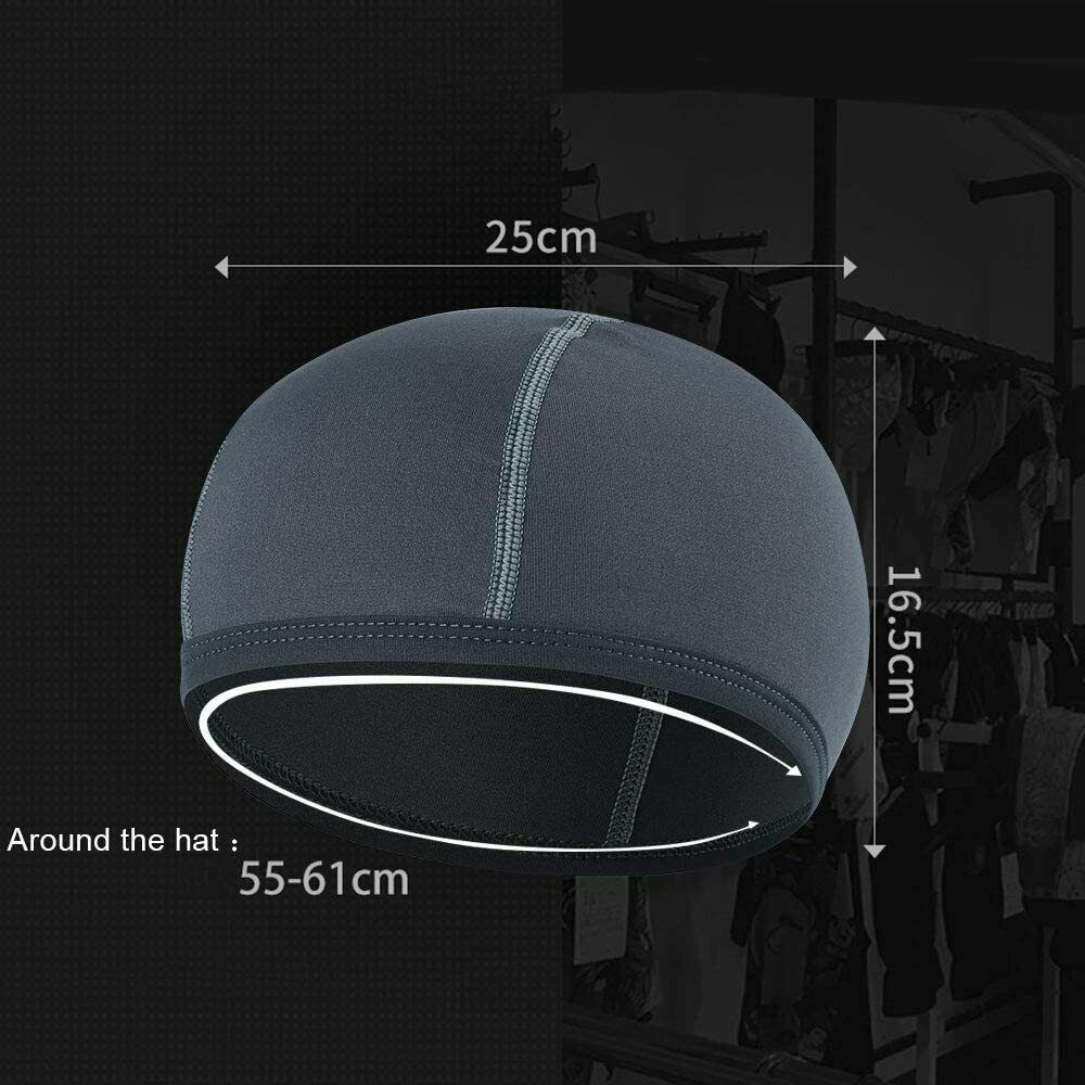 3 Pieces Under Helmet Skull Caps Cooling Sweat Wicking Helmet Liner Cycling Hat