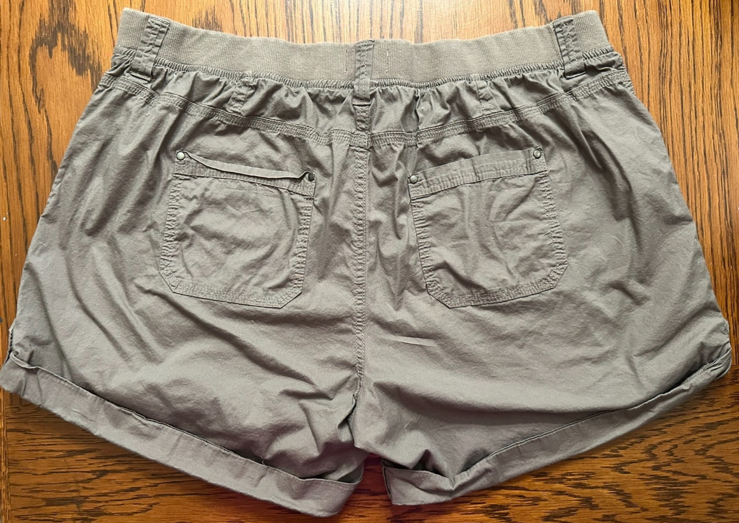 St John’s Bay 18W Blue Cotton Bermuda Short Cargo Pocket + bonus shorts