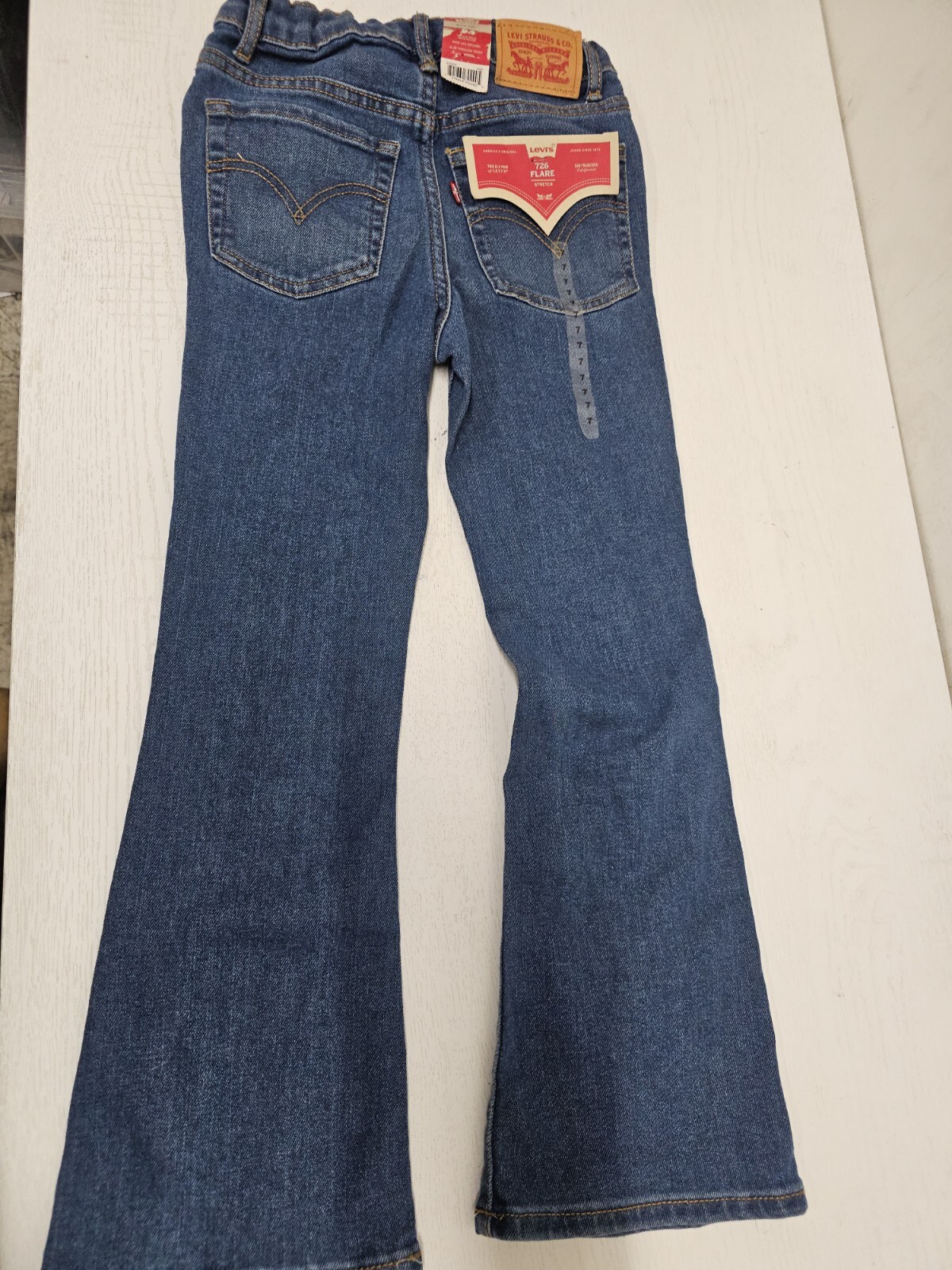 ✨️ 726™ High Rise Flare Jeans Big Girls 7 – Light Wash