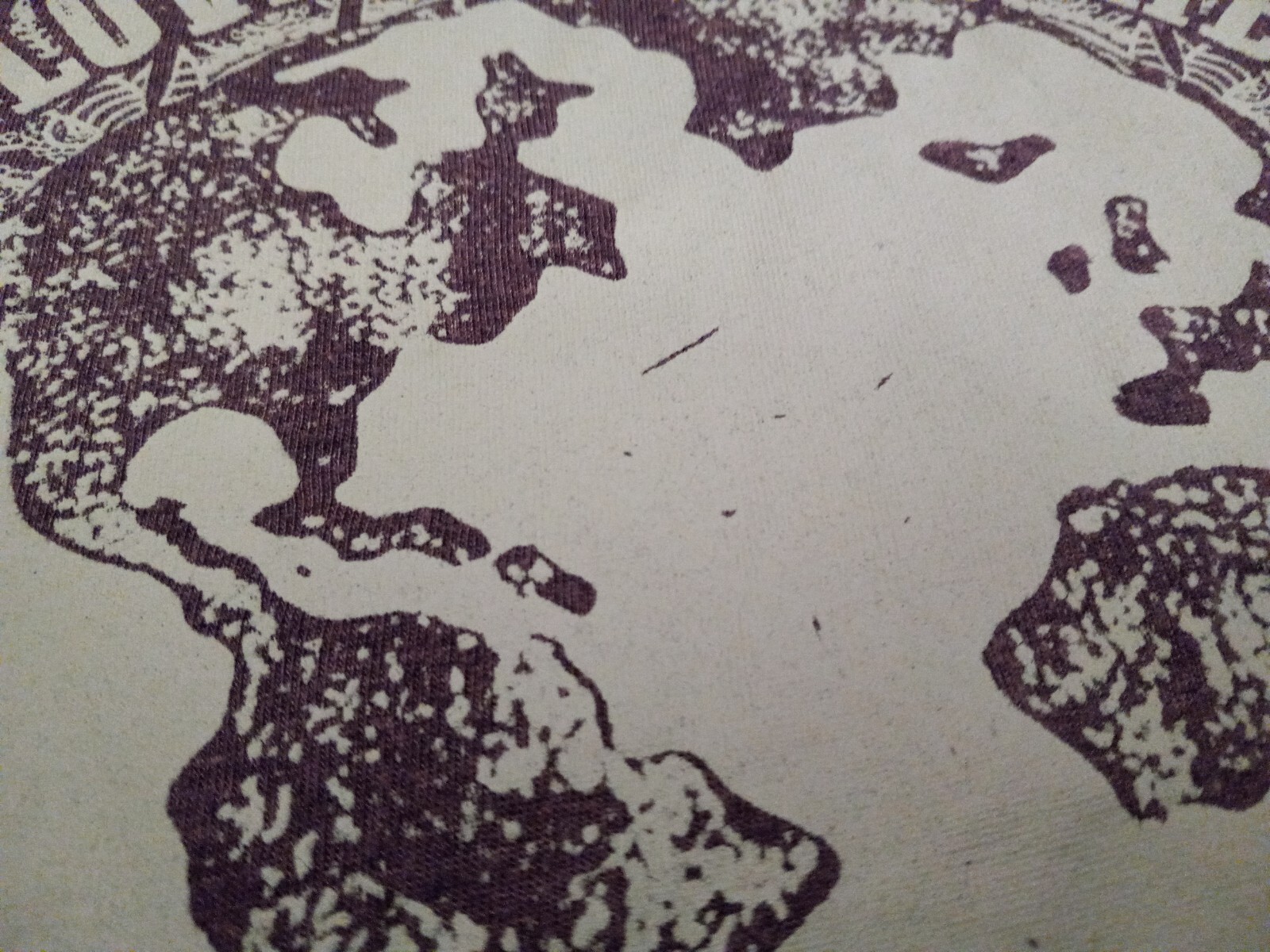 Women’s Medium Modern Lux Blue Love Your Mother Earth Graphic T Shirt