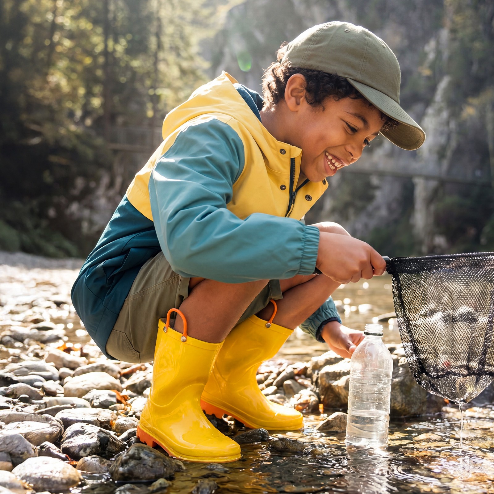 Kids Waterproof Boots Non Slip Rain Boots Flexible Comfortable Outdoor