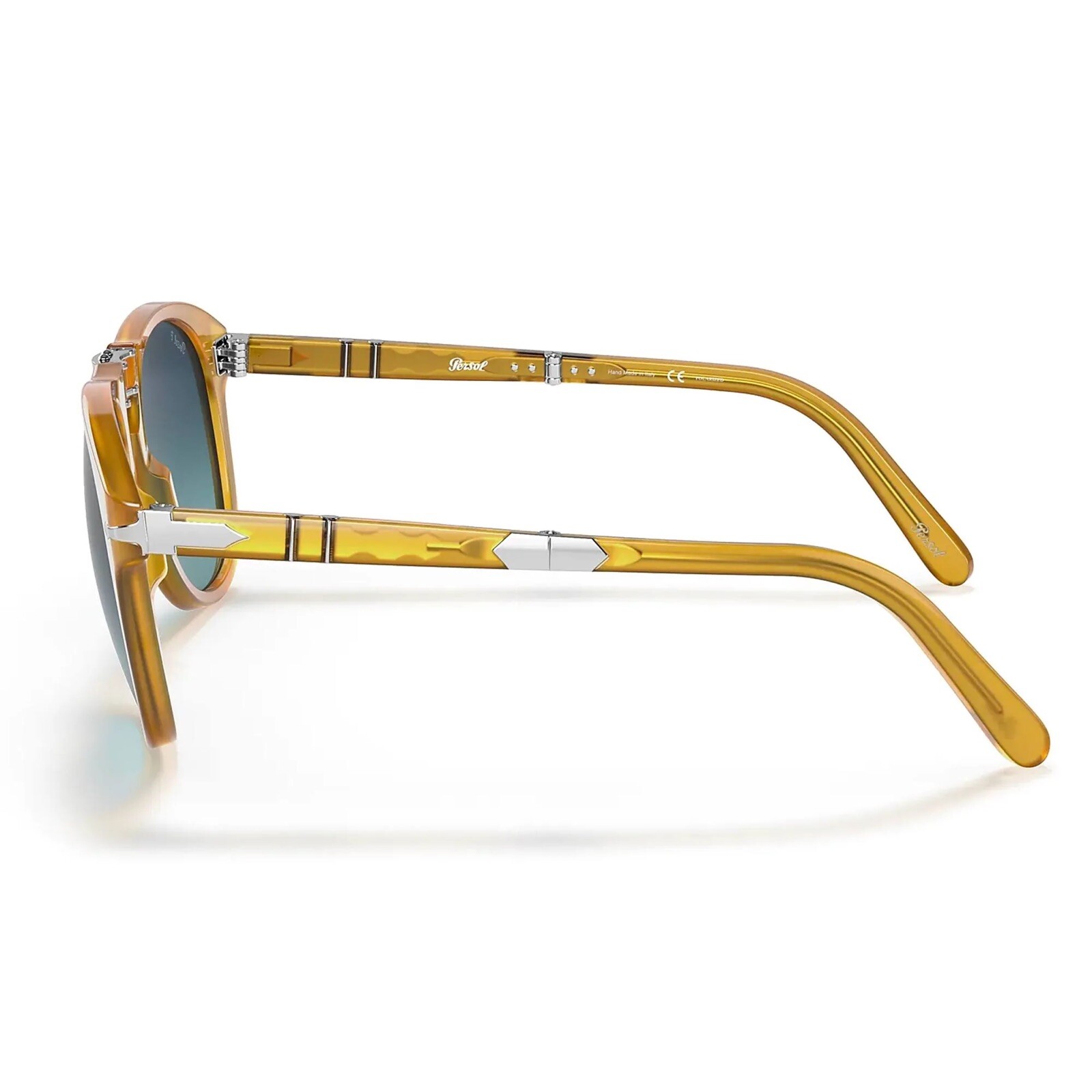 with tags Persol Steve Mcqueen 714SM 204S3 Opal Yellow Blue Polarized Su G2U