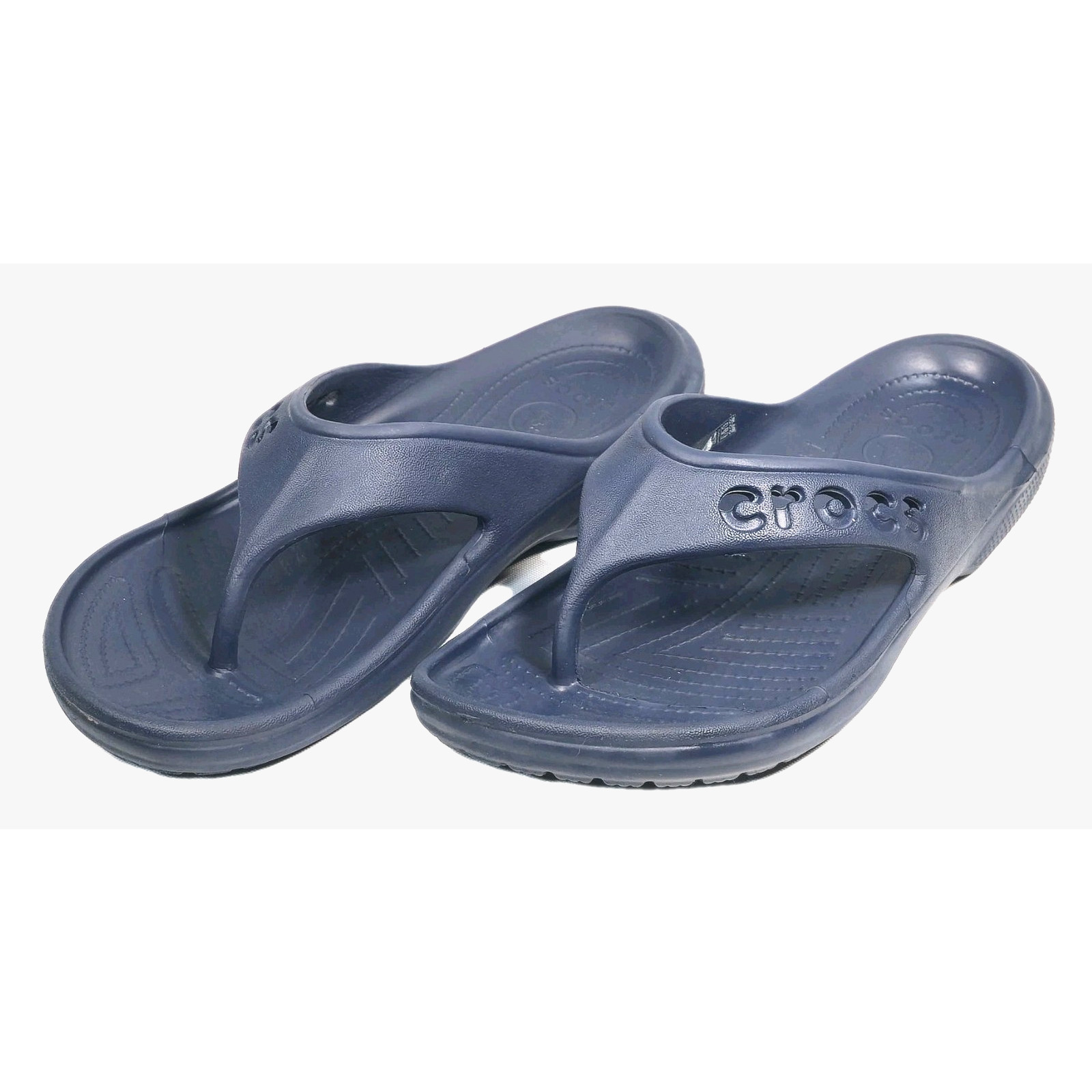 CROCS Unisex Blue Baya Flip Flops Thongs 11999 Men’s Size 10, Women’s Size 12