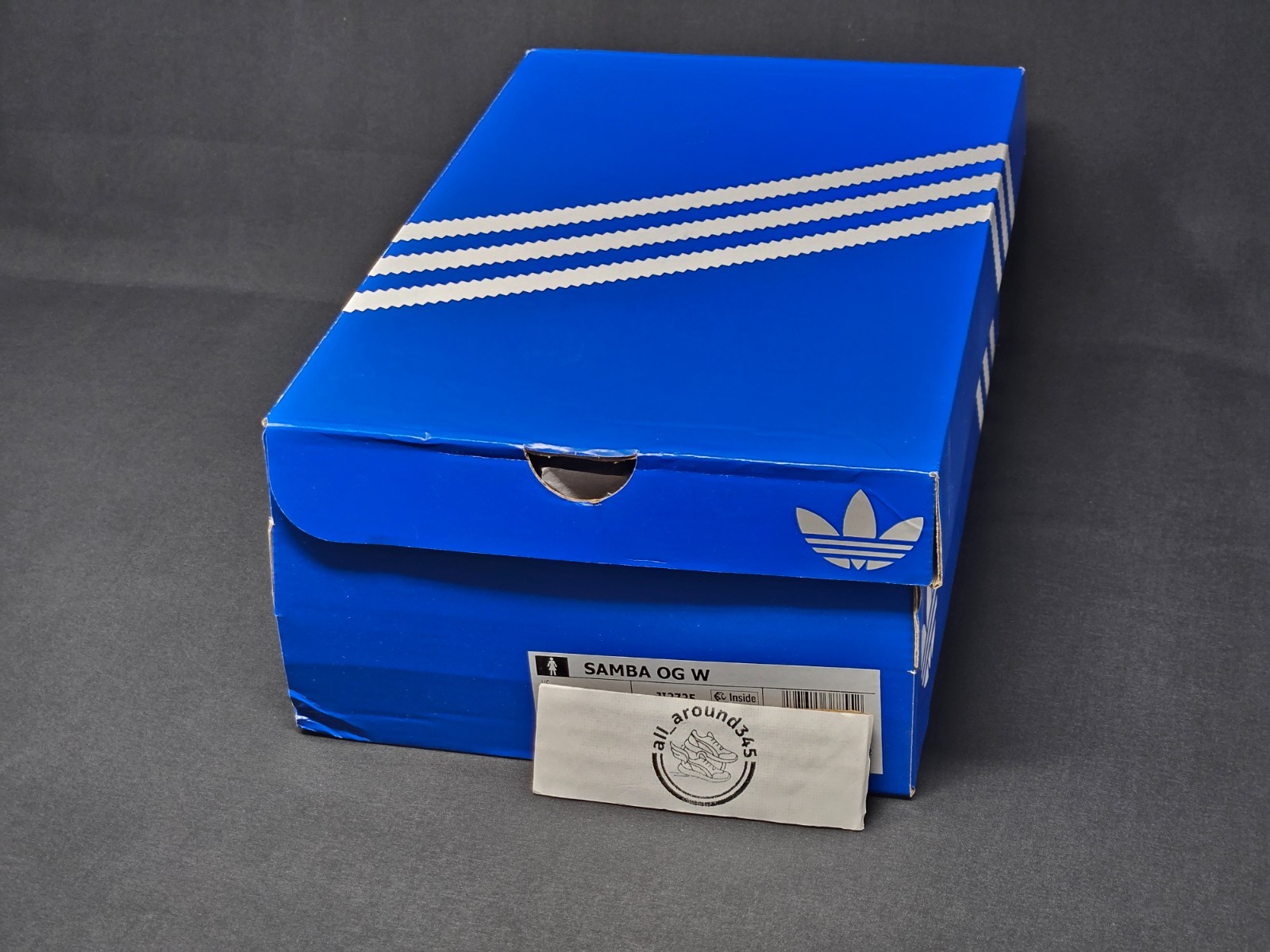 Adidas Samba OG Women Multiple Sizes White Silver Grey Gum Shoes JI2725 NBY