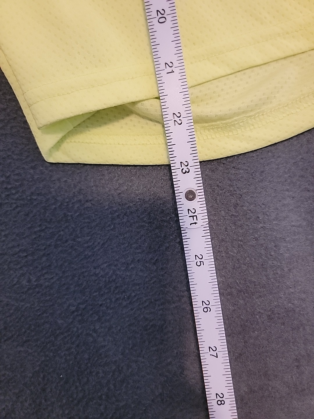 Athletic Works Men’s Mesh Neon Yellow Shorts Pockets Elastic/Drawstring Waist 3X