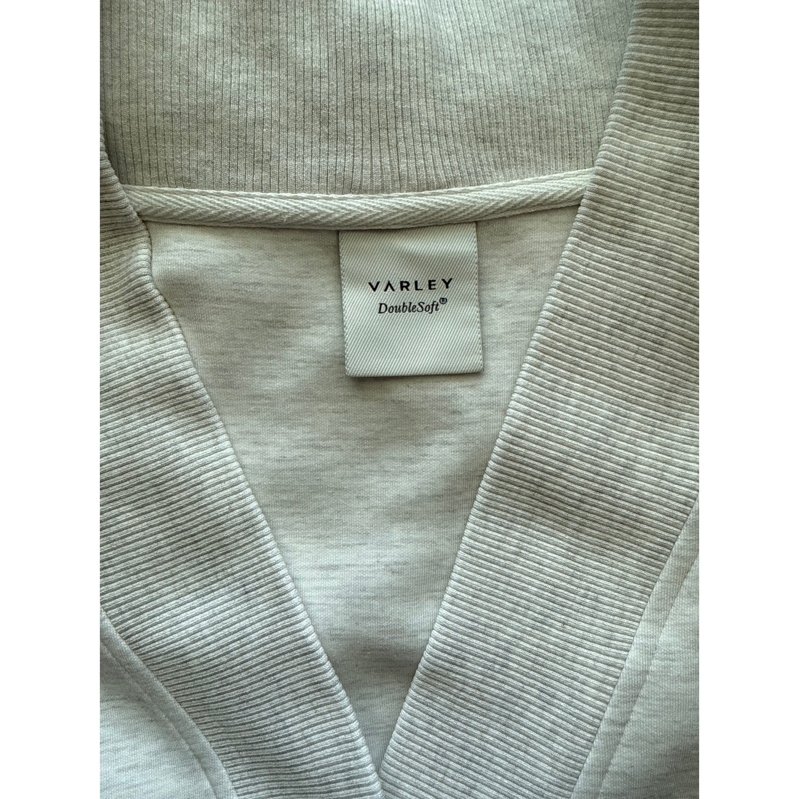 Varley Doublesoft Vicky Button Gilet Ivory/Marl Size XL