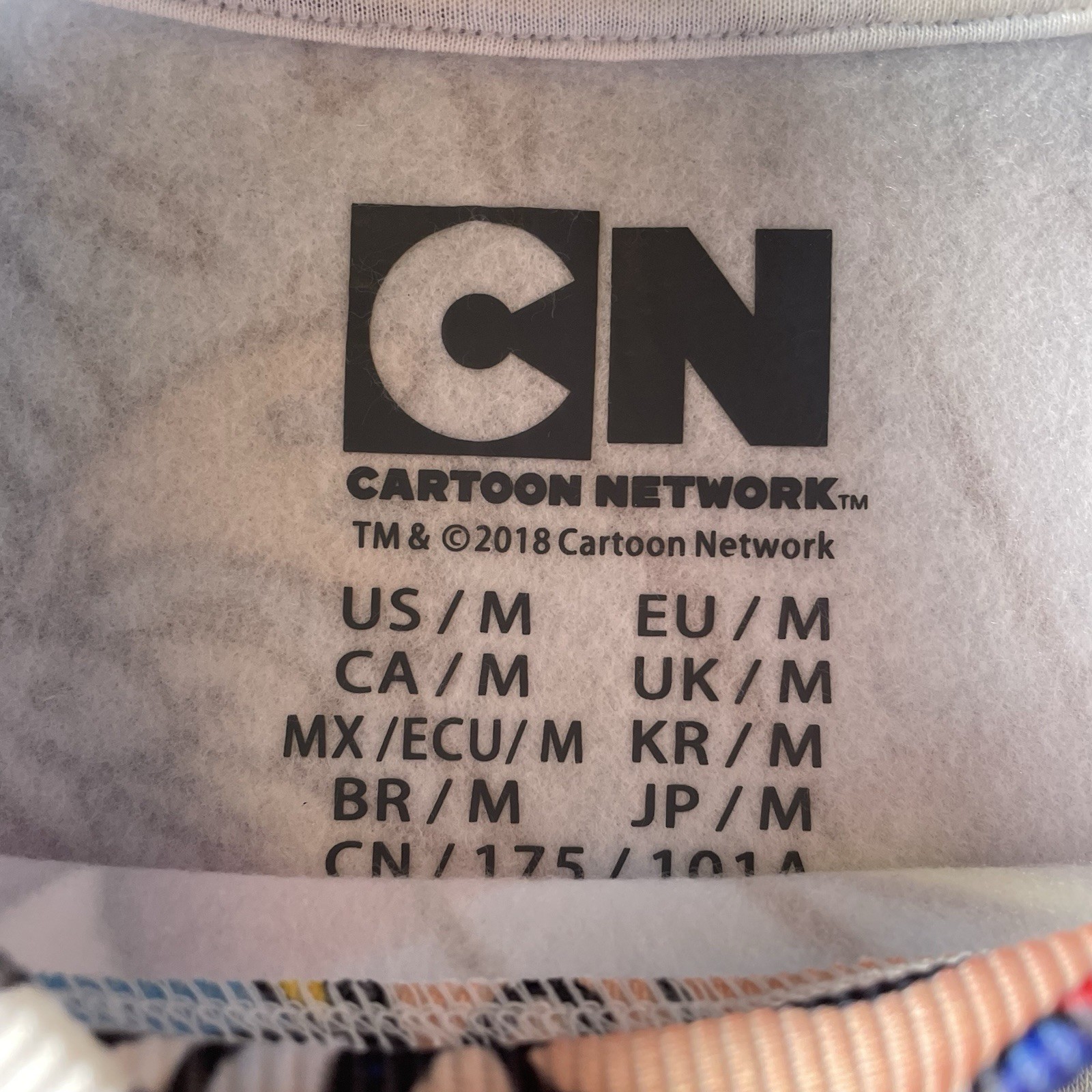 Cartoon Network Pullover Men’s Medium Retro All Over Print 2018 CN