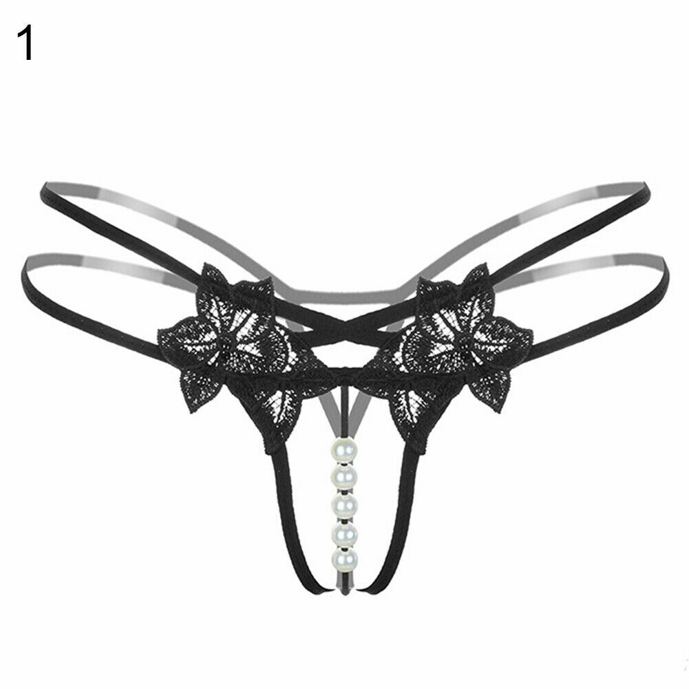 ☆USA☆ Sexy Women Lace Thong G-string Panties Lingerie Underwear Crotchles T-back