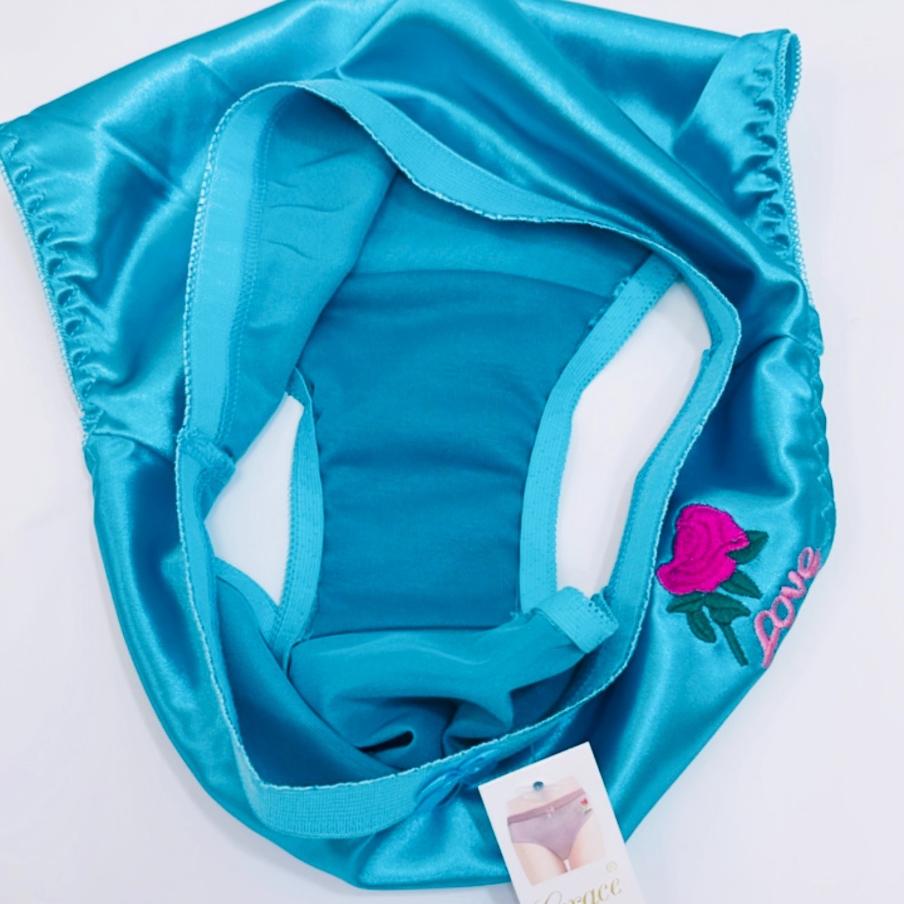 Women’s Briefs 3/6/12 Bikini High cut Panties Undies Satin Silky Cool Lot 320