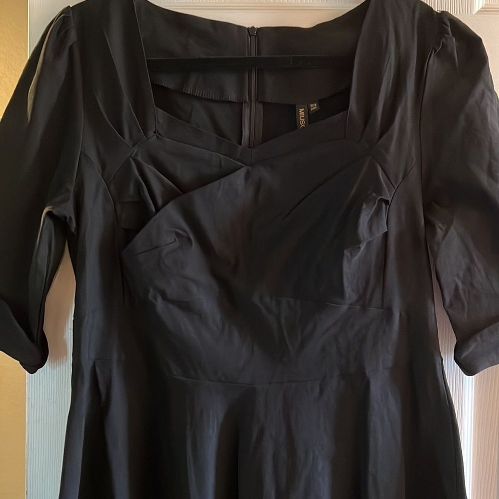 Muisol Black Dress in Size 2XL