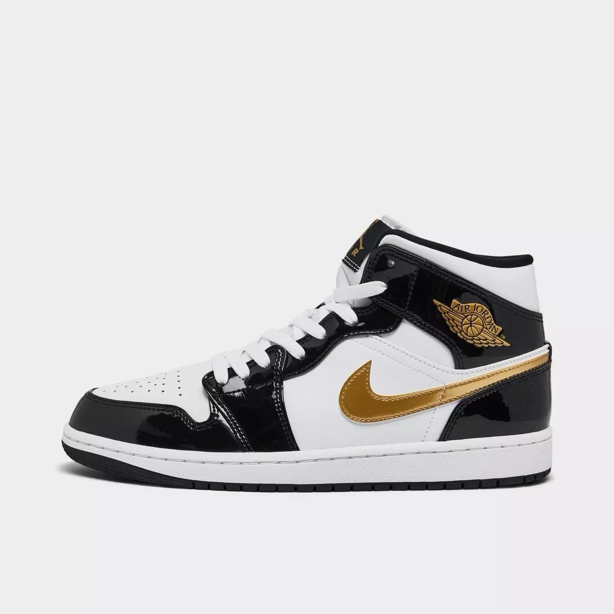 Air Jordan 1 Mid Retro SE “Patent Gold” 852542-007 Brand New Free Returns