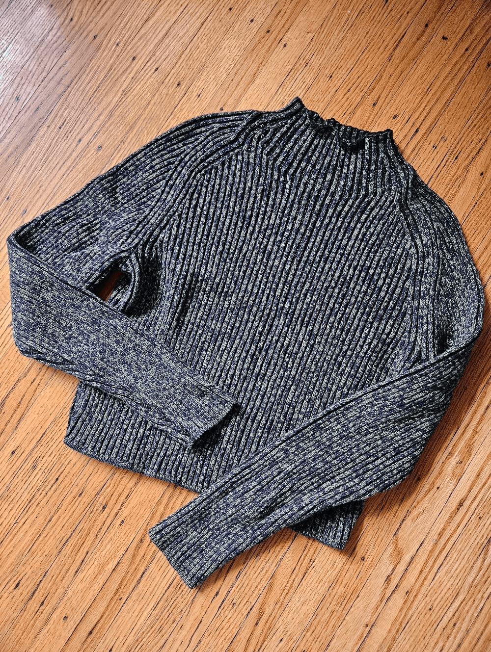 Lululemon Cotton-Cashmere Blend Mock Neck Sweater