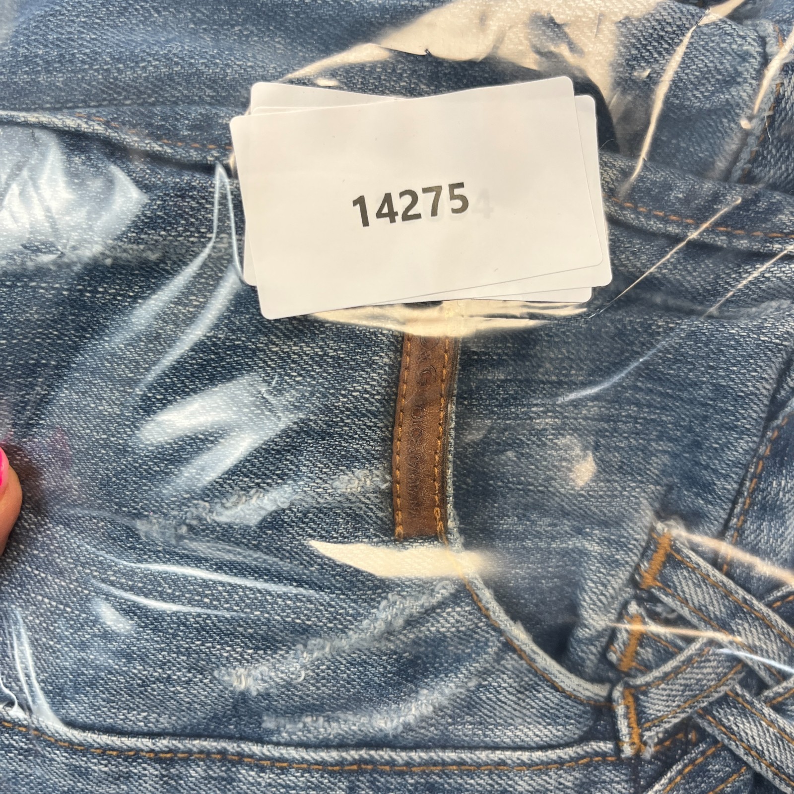 D&G Womens Jeans Bootcut Flare 24 32 UK 6 Low Rise Panel Vintage Italian Y2K 00s